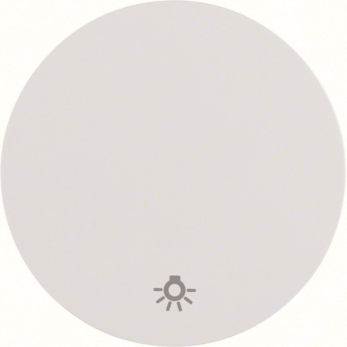 Hager 16202079 Vippa för R.1 och R.3, vit Enkel vippa, symbol 