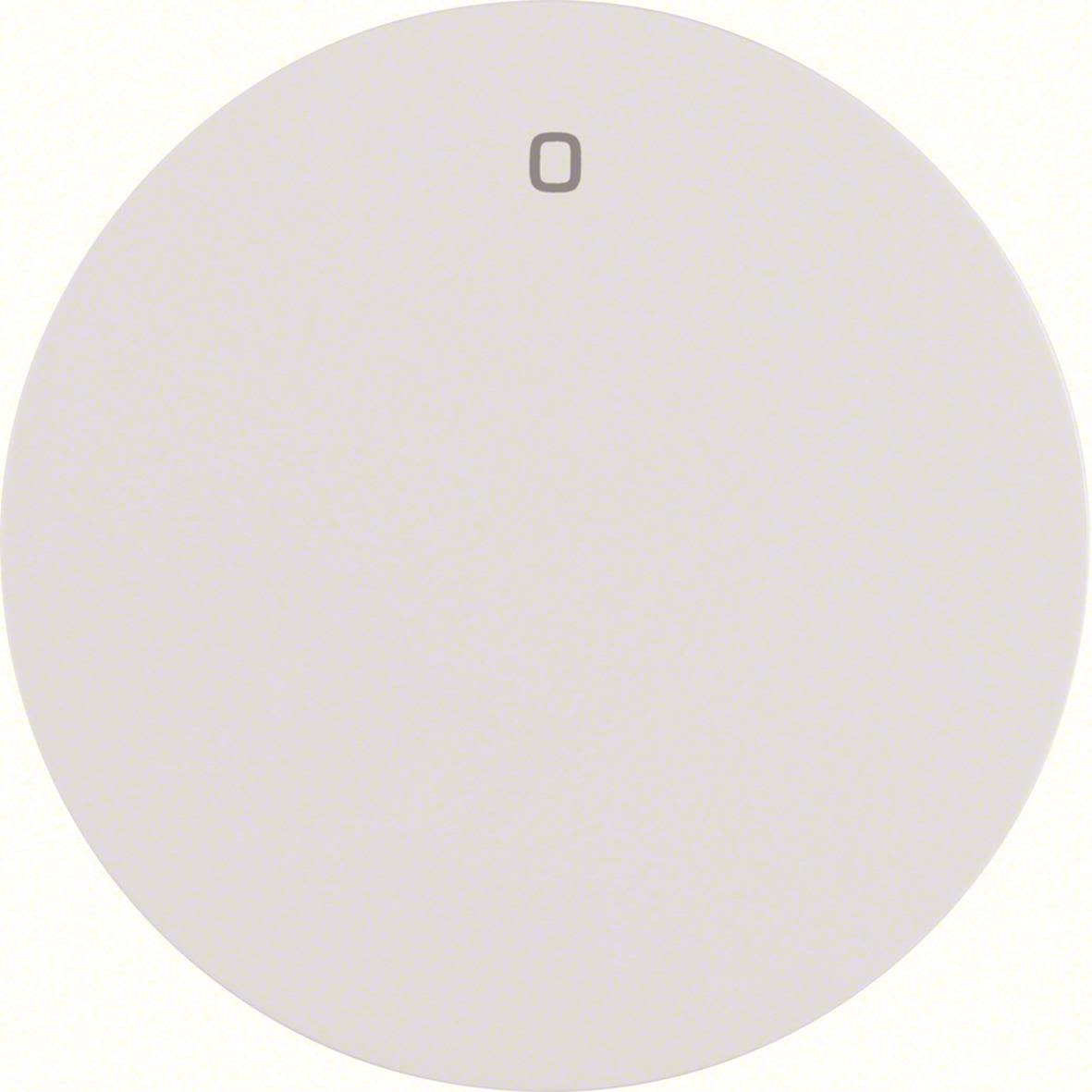 Hager 16222089 Vippa för R.1 och R.3 Enkel vippa, vit, symbol 