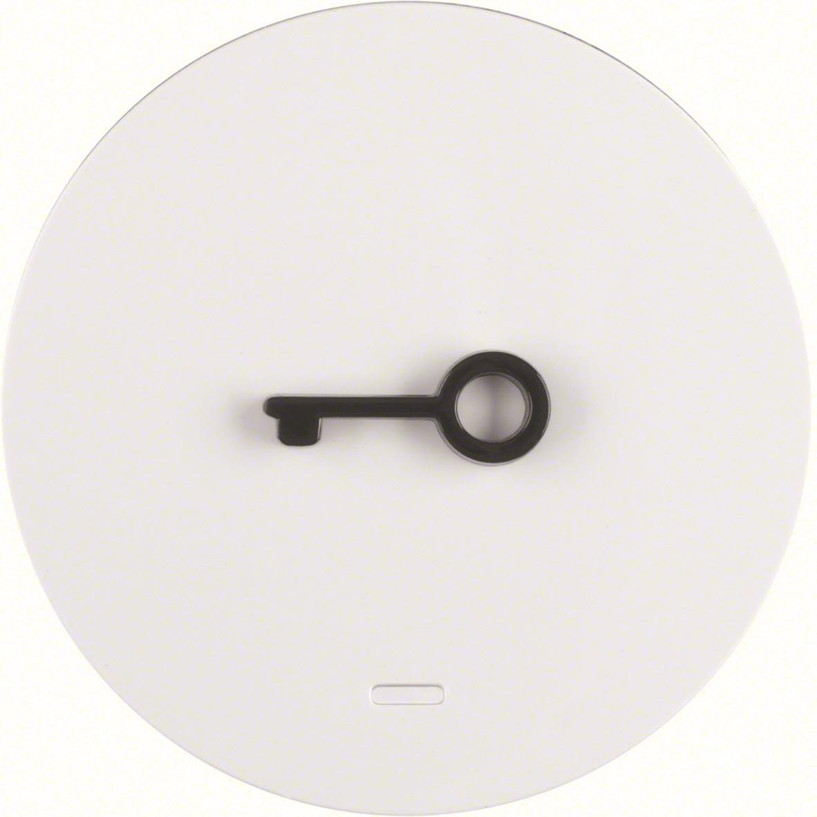 Hager 16512069 Vippa för R.1 och R.3 Enkel vippa, vit, avsökningsbar symbol 