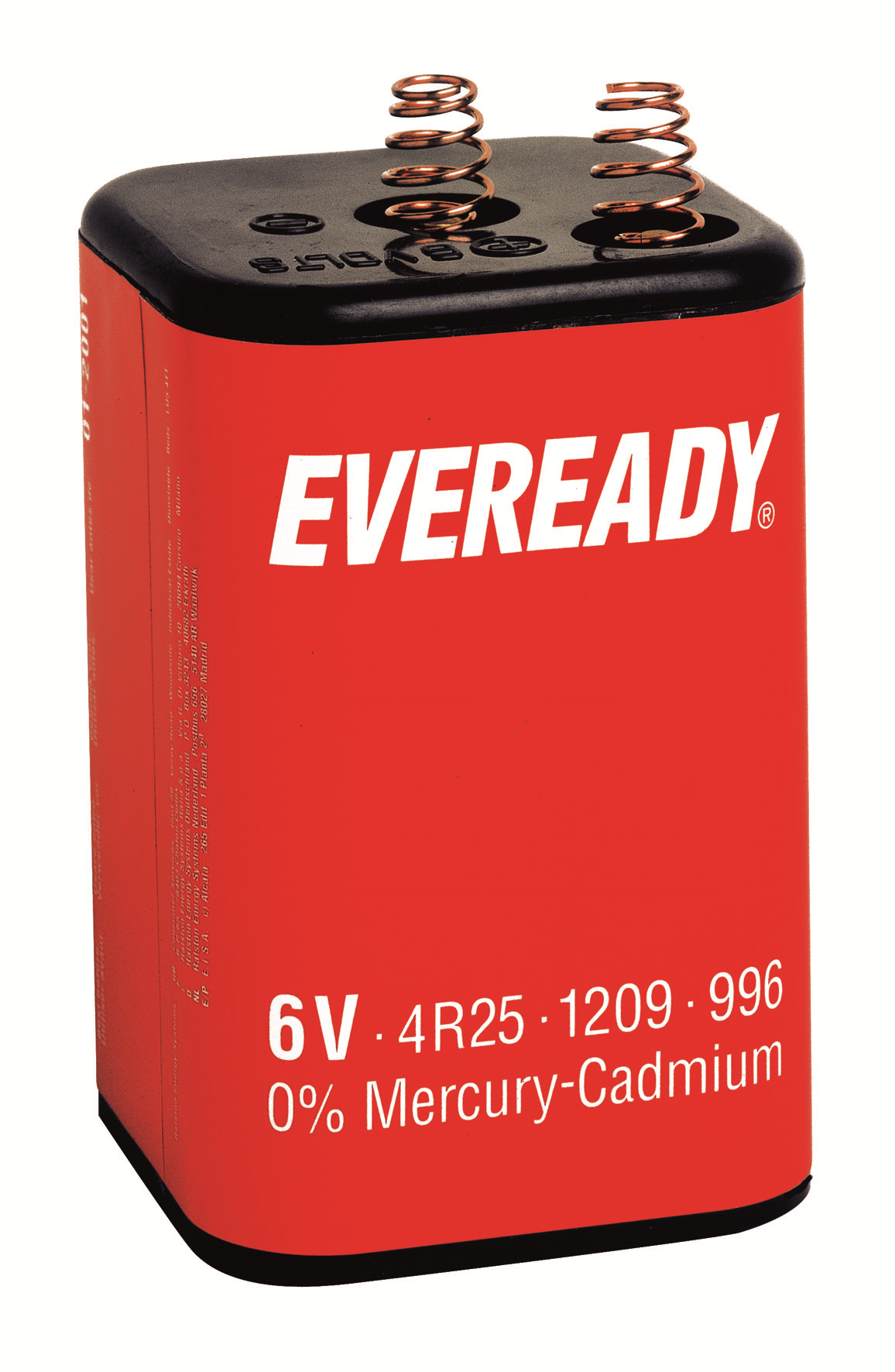 EVEREADY PJ996/4R25 Høyeffektsbatteri med fjærer, 6 V