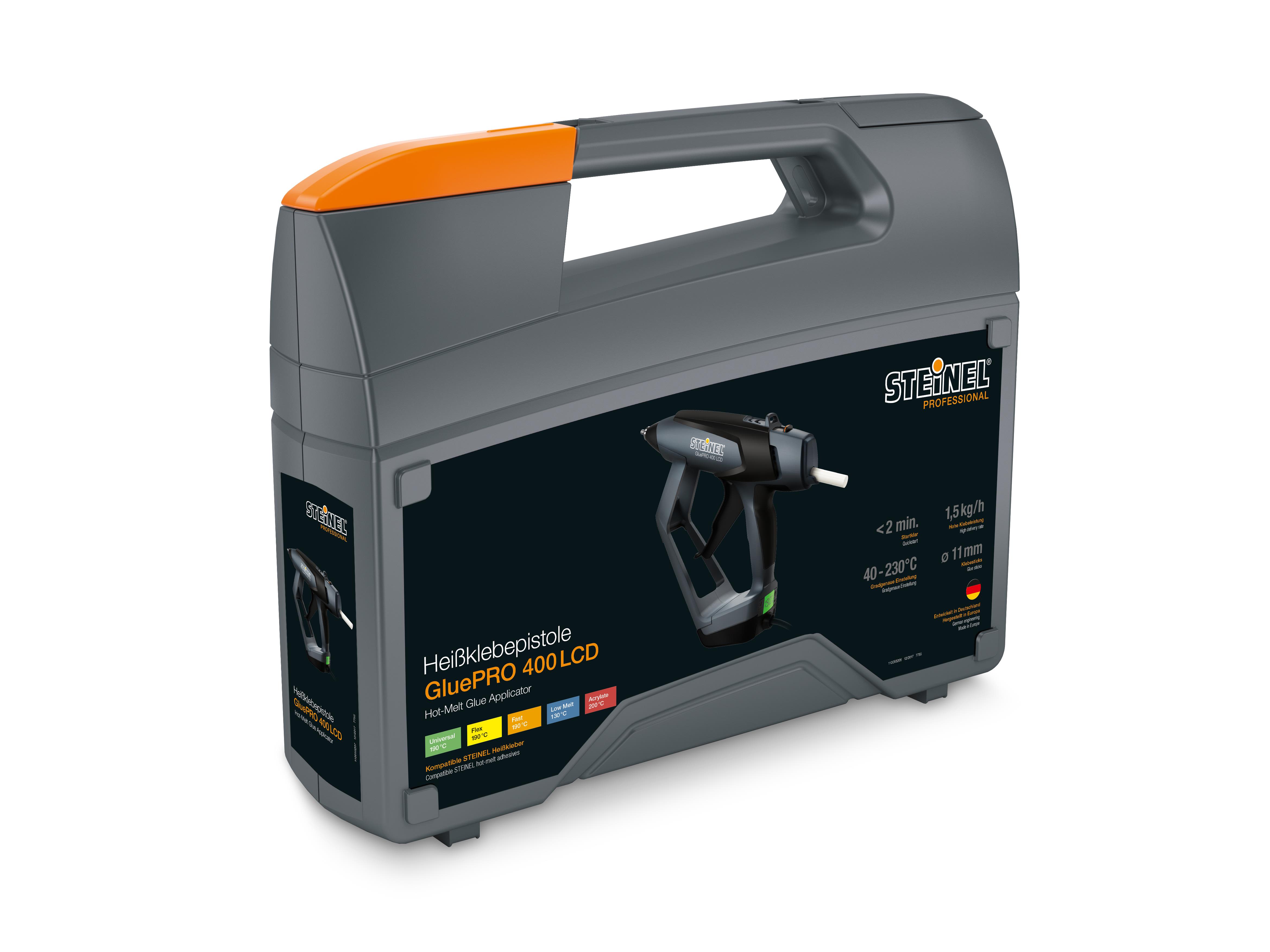 Steinel GLUEPRO 400V LCD Limpistol 400 W