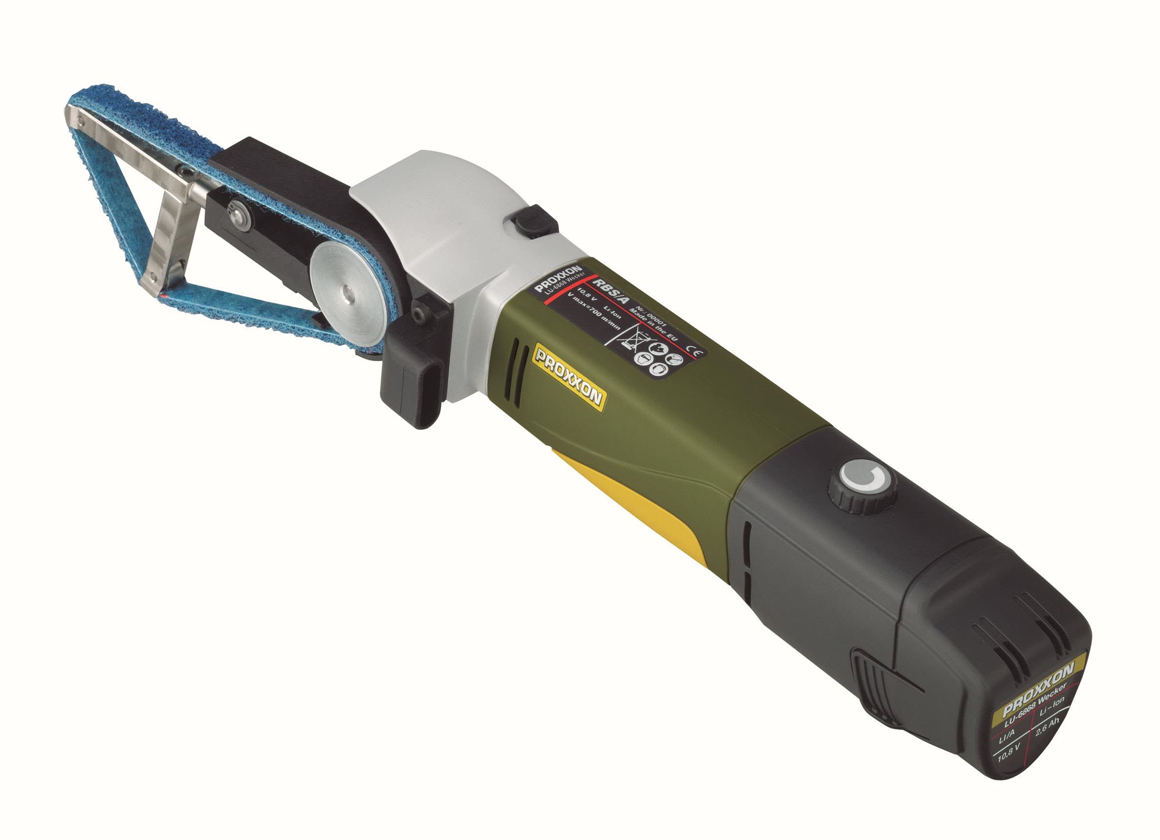 Proxxon 29830 Båndsliber med batteri og oplader