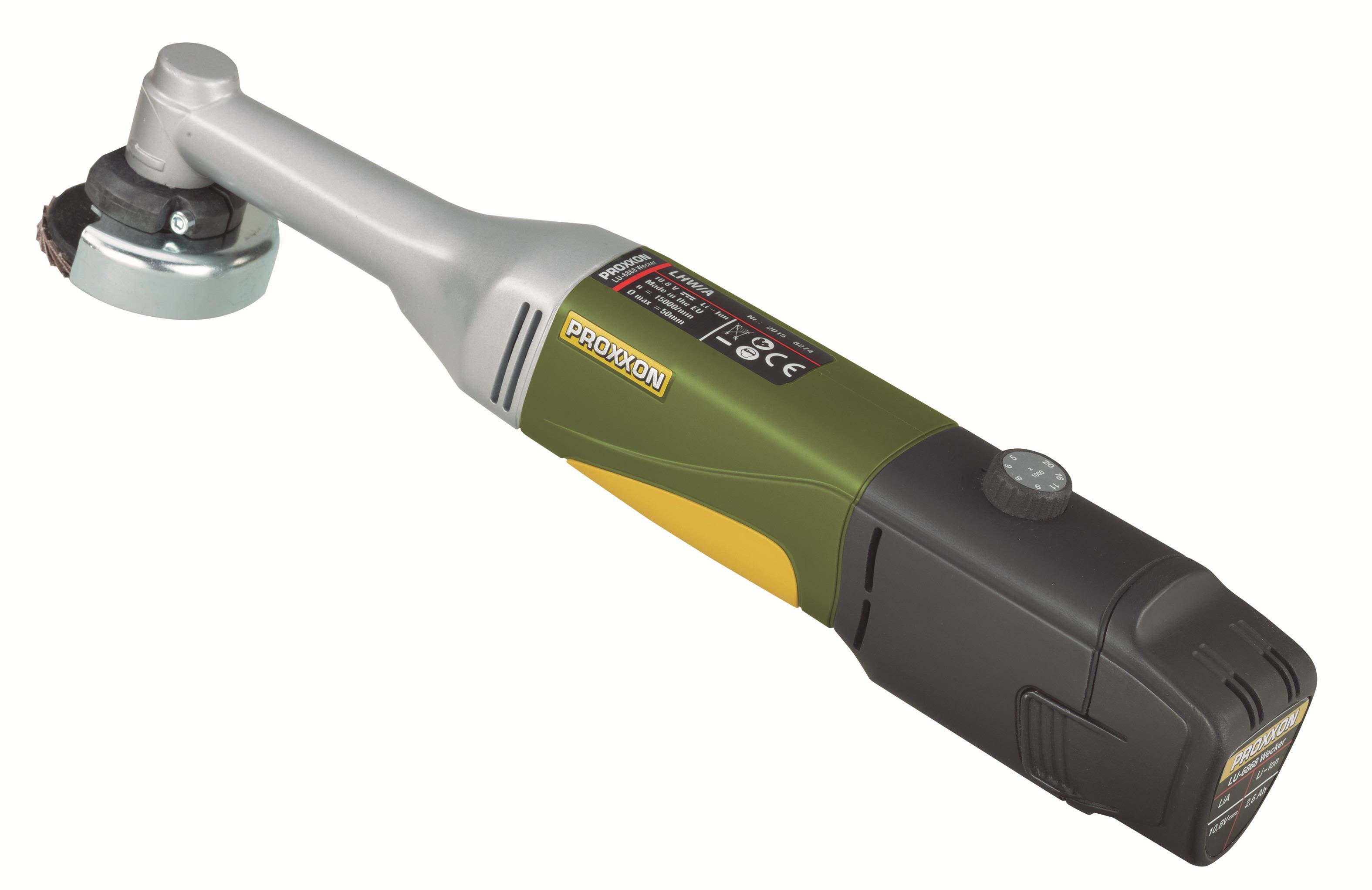 Proxxon 29817 Vinkelslip Ø50 mm, utan batteri och laddare