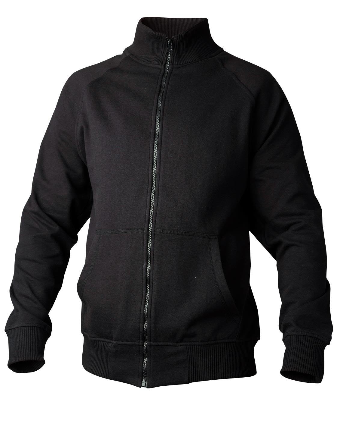 Top Swede 148 Tröja med dragkedja, svart XS