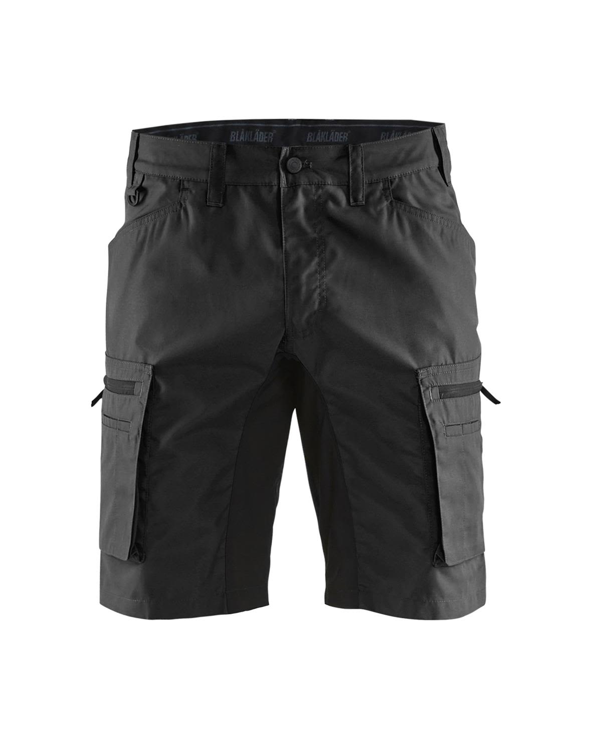 Blåkläder serviceshorts 1449, stretch, svart, størrelse C62