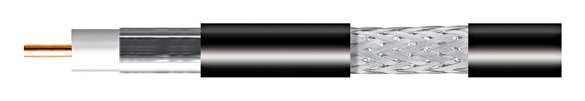 Televes 212502 Koaxialkabel LSNH/Dca-klassad 250 m