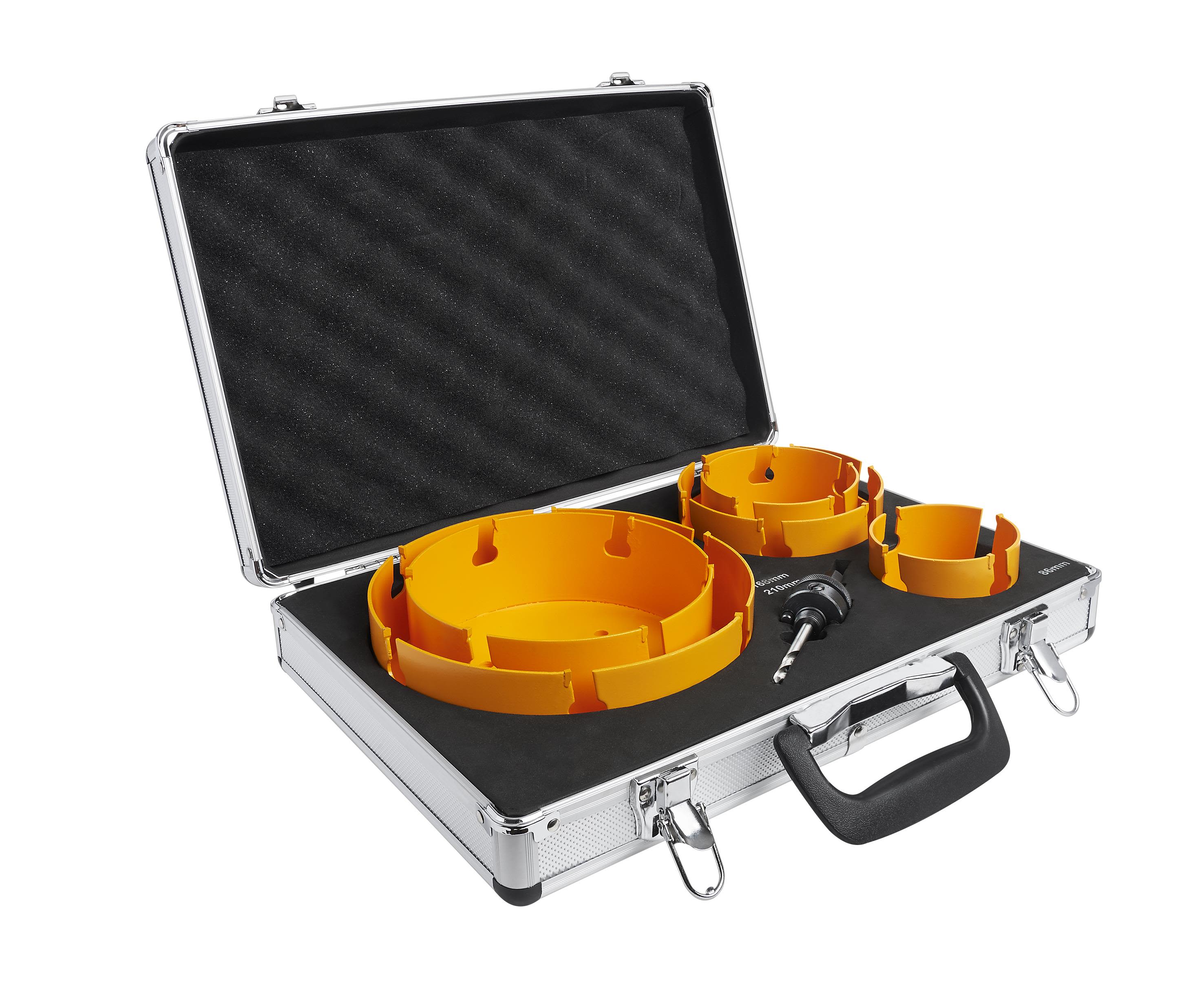 Ironside 100708 Hålsågsats 6 delar, 86-210 mm