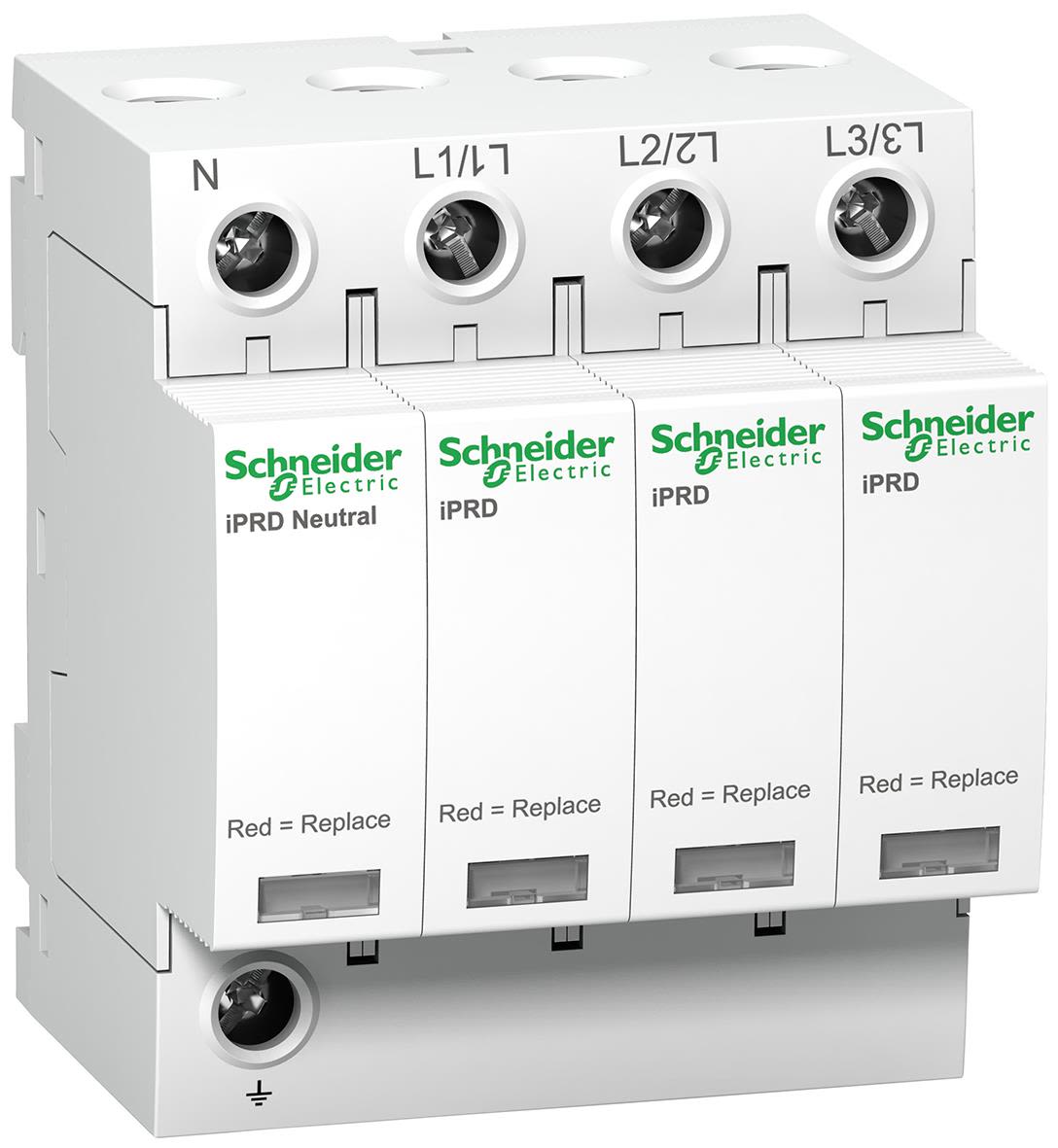 Schneider Electric A9L20601 Ylijännitesuoja epäsuoria salamaniskuja vastaan, iPRD 20/ 20R 3 johdin, koskettimella
