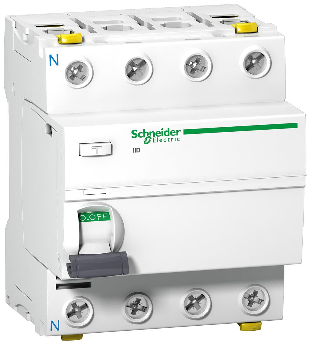 Schneider Electric Acti 9 iID Jordfelsbrytare A, 4-polig 80A, 30mA