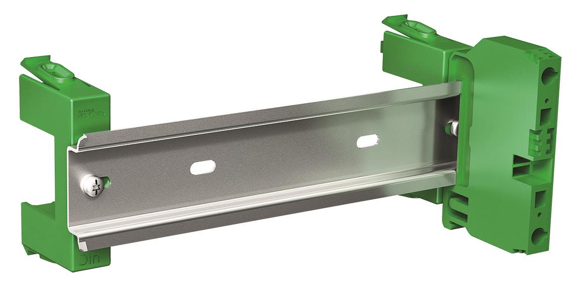 Schneider Electric VDIR380001 DIN-skena 237 mm + jordterminal