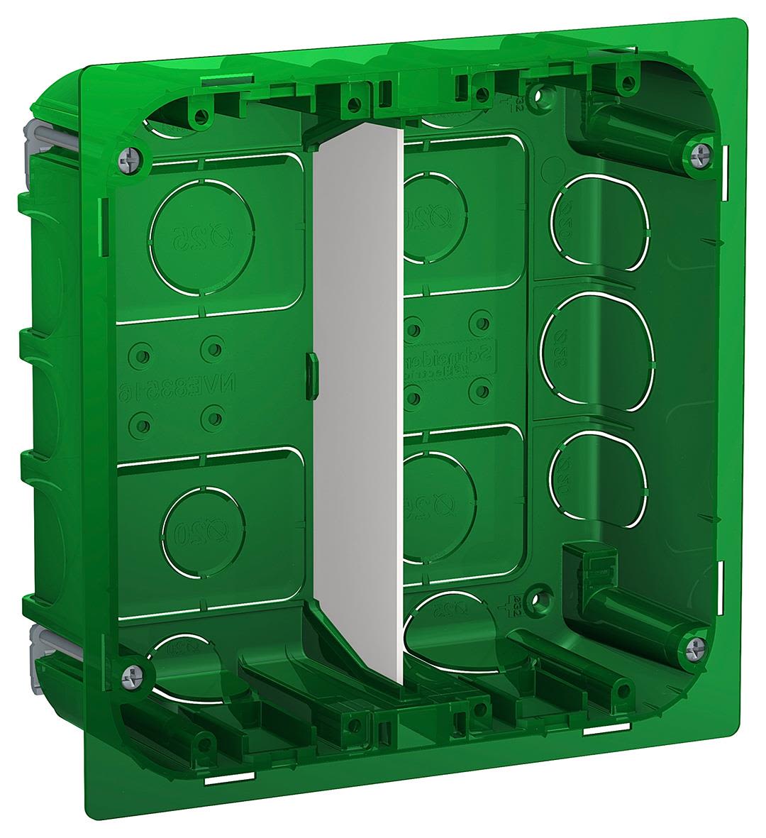 Schneider Electric NU8724 Infällnadsdosa infälld 2-raders