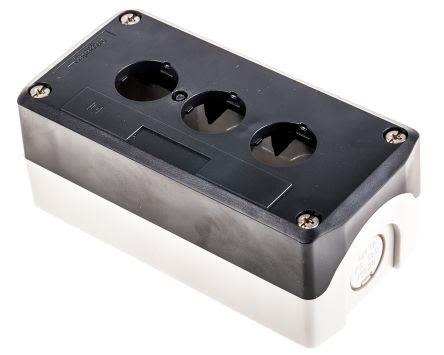 Schneider Electric XALD03 Tryckknappslåda tom, plast 3 manöverpositioner