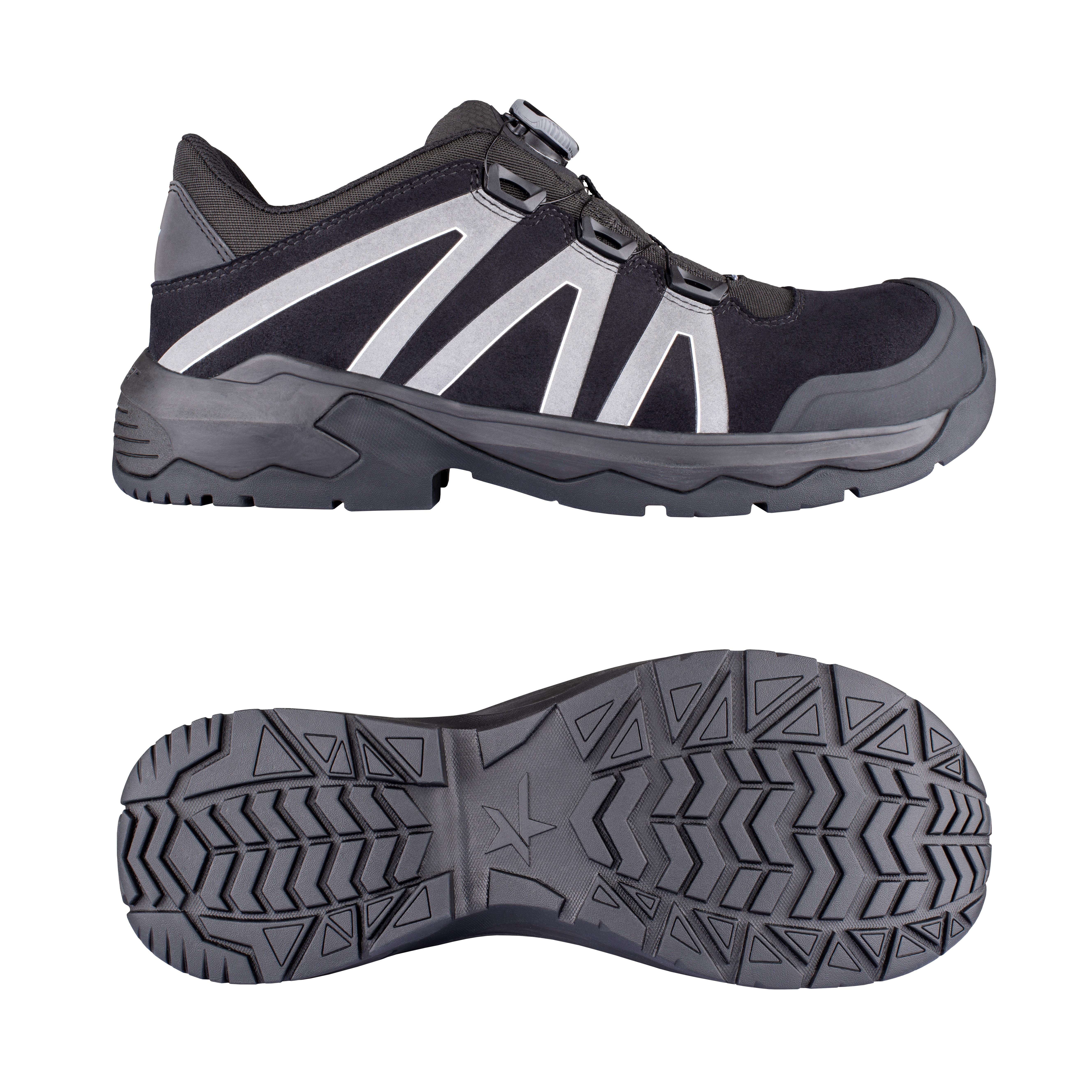 Solid Gear Onyx Low Sikkerhedssko S3, BOA, sort 41