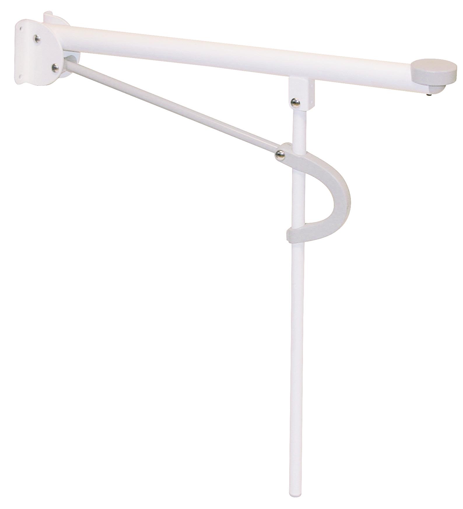 Etac Optima L WC-käsinoja 735 mm, lakattu valkoinen