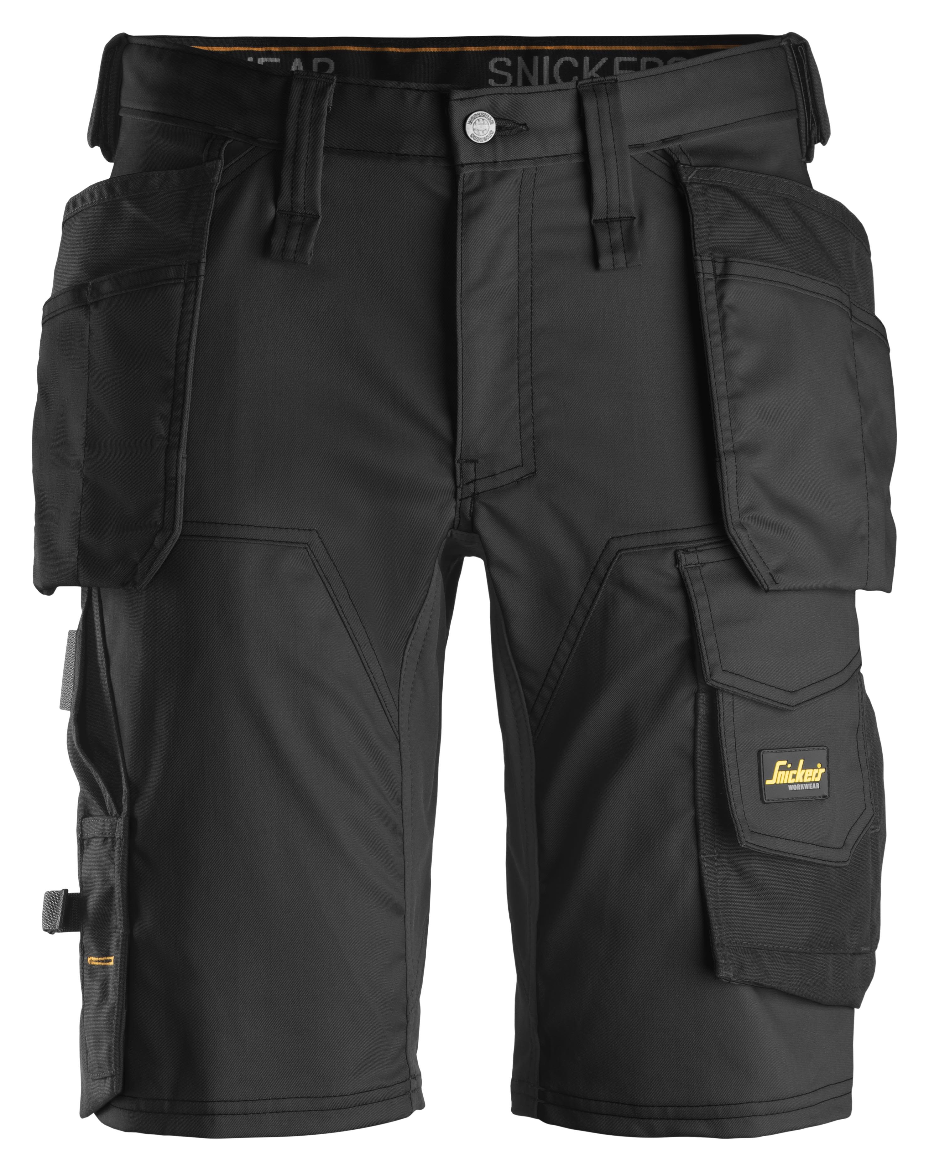 Snickers Workwear 6141 AllroundWork Håndværkershorts sort Sort