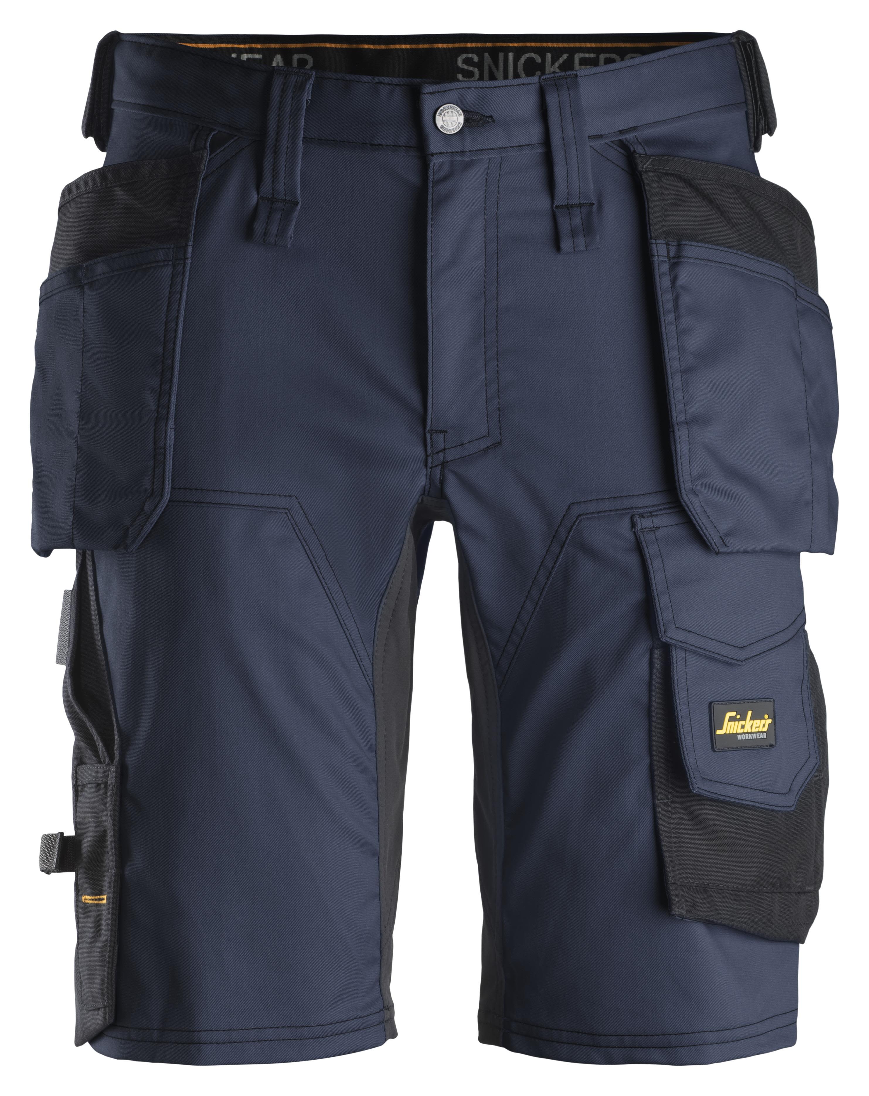 Snickers Workwear 6141 AllroundWork Håndværkershorts Navy/Sort Navy/sort