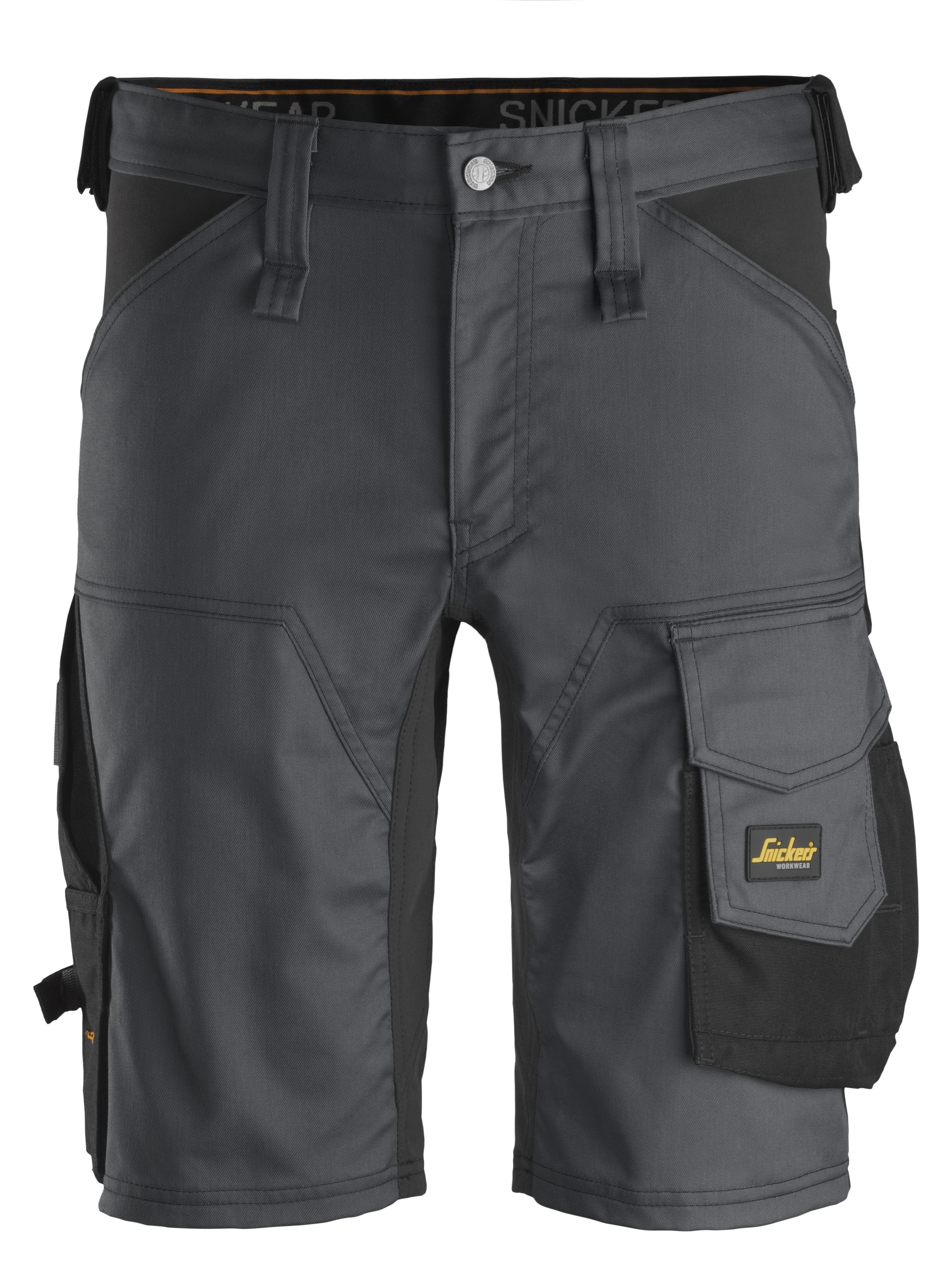 Snickers Workwear 6143 AllroundWork Arbeidsshorts grå/svart Grå/Svart