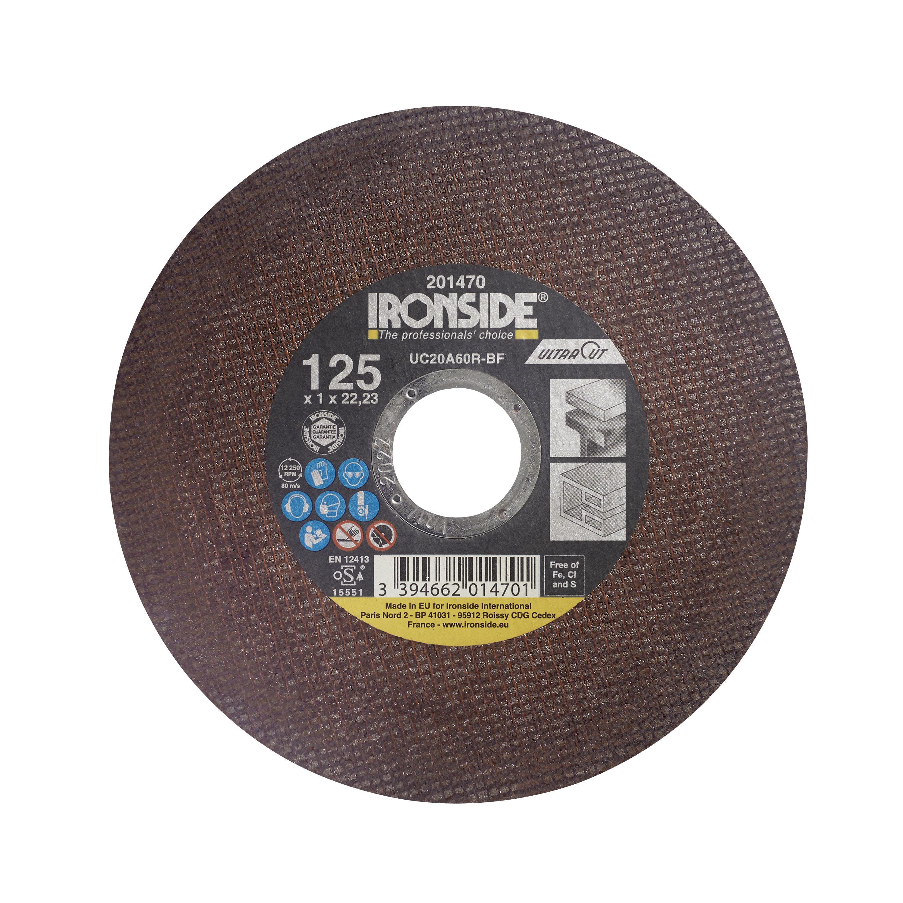 Ironside Ultracut Katkaisulaikka 125 cm 125x1,0x22 mm