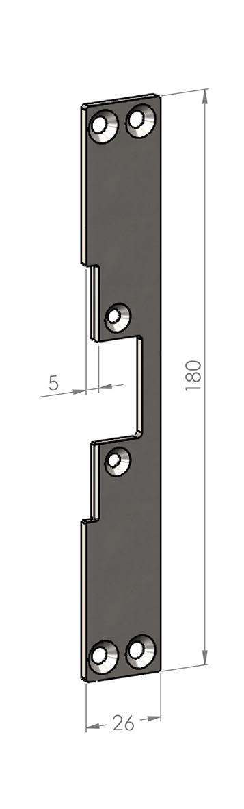 SAFETRON SA35 Monteringsstolpe plan