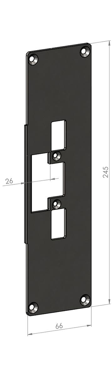SAFETRON SA70ADS Monteringsstolpe plan