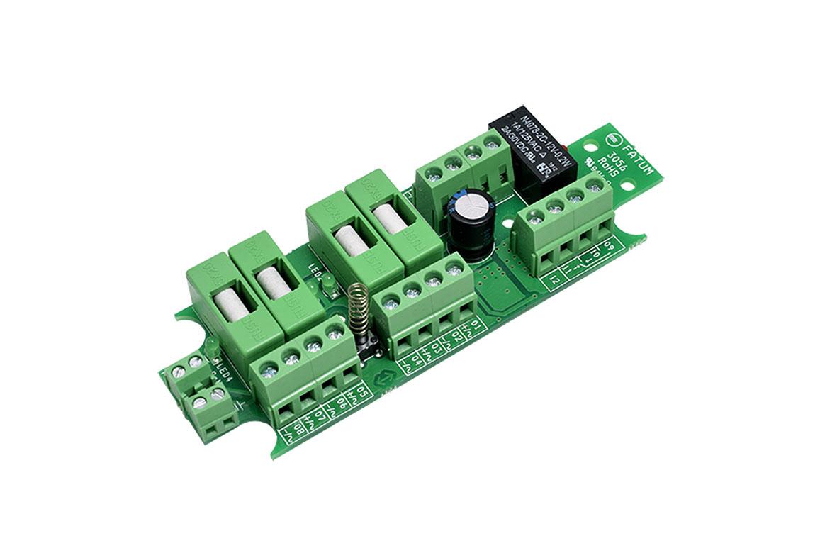 Alarmtech 3056.03 Säkringsplint 10-30 V DC/AC, 5 sektioner