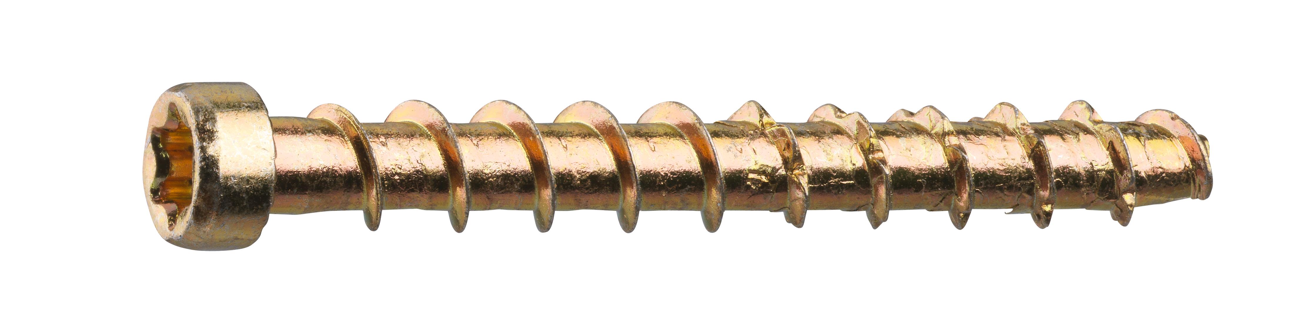 Grabber CTX50CH200 Betongskrue for lister og sokler 4,5 x 50 mm, gul 200-pakning