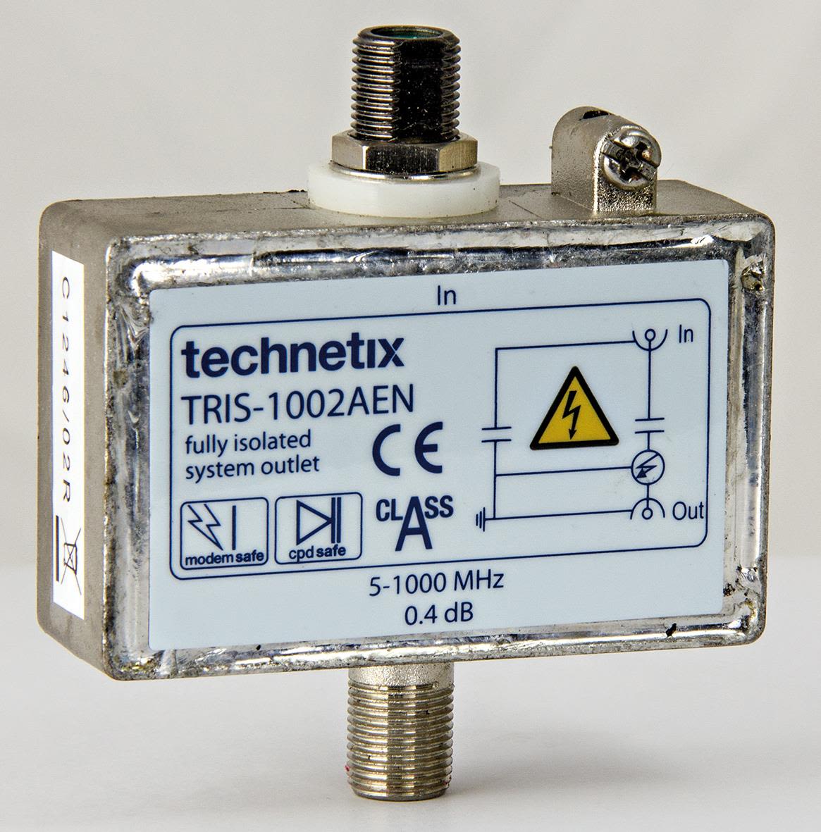 Televes 407730 Avskiljare F-kontakter, 5-1000MHz