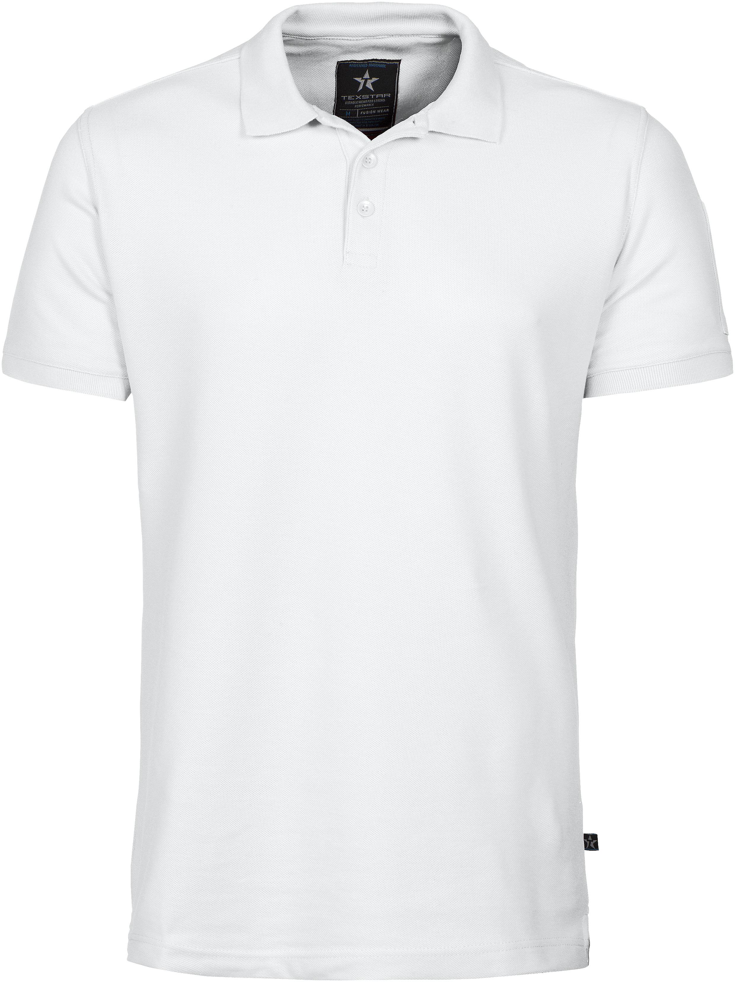 Texstar PS04 Pikétröja vit Vit