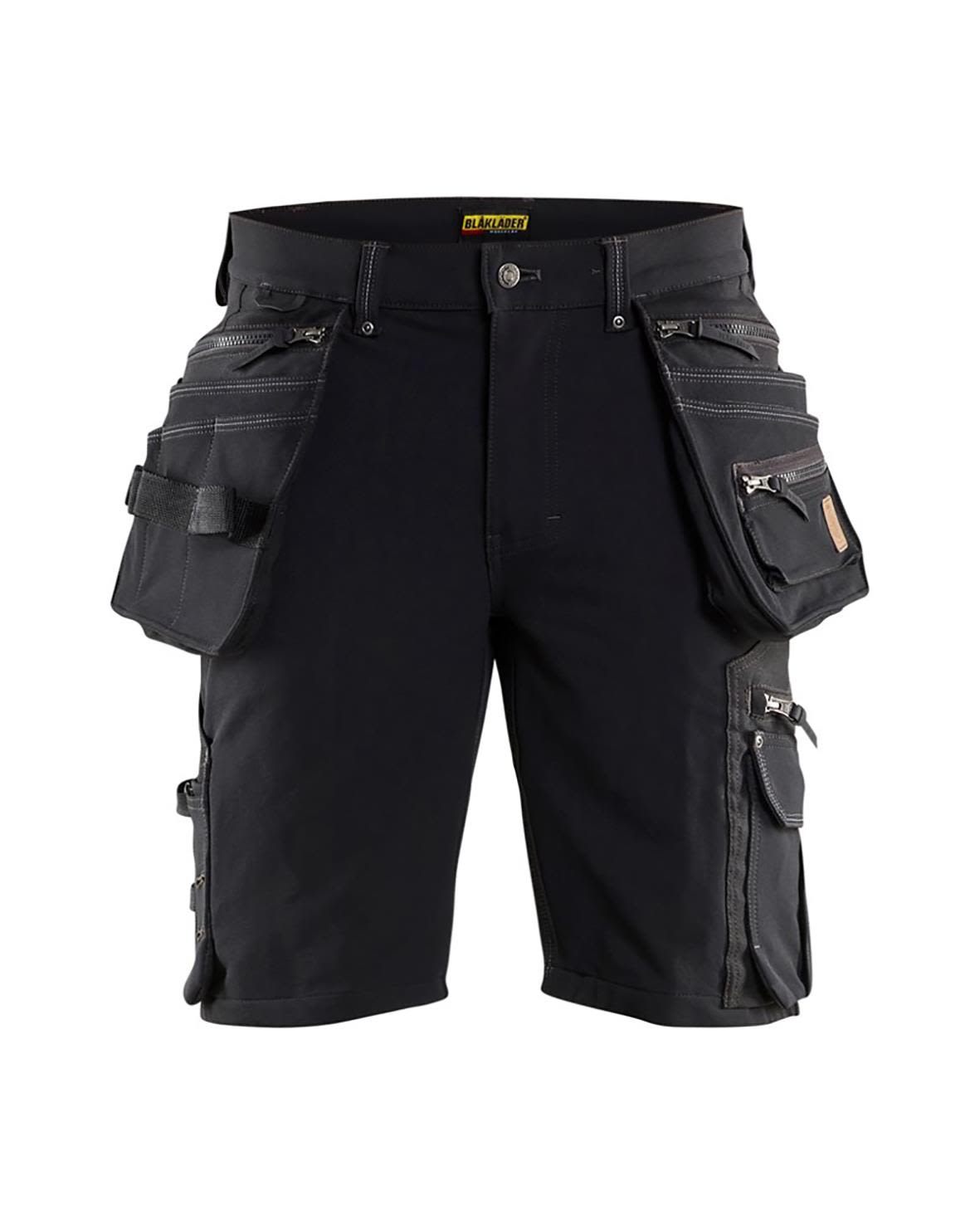 Blåkläder 198816449900C54 Håndverksshorts 4-veisstretch, X19, svart Str. C54