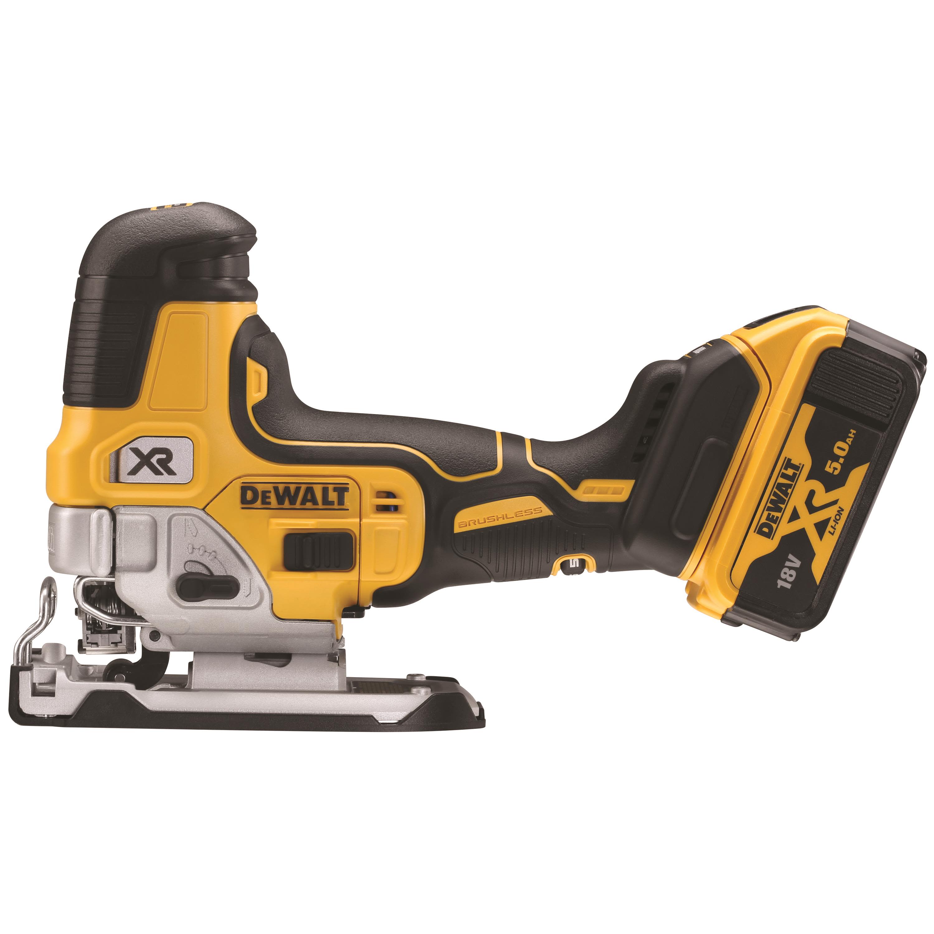 Dewalt DCS335P2 Stikksag med batteri og lader