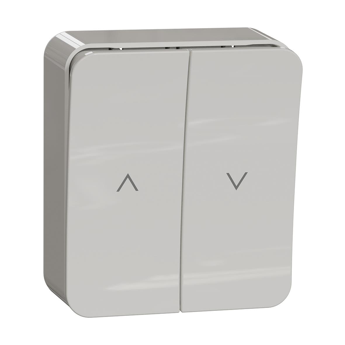 Schneider Electric WDE015554 Sjalusibryter utenpåliggende, hvit