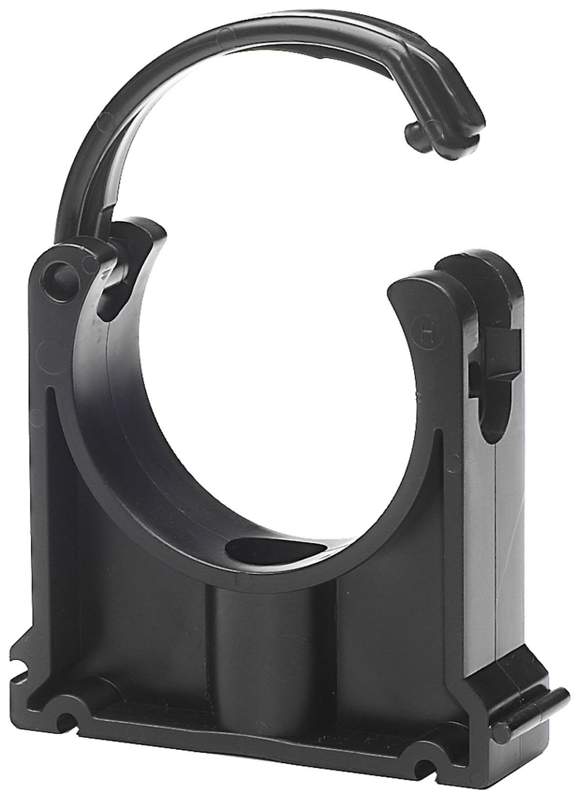 Georg Fischer KLIP-IT 061 Rörklammer med överfall, svart 110 mm