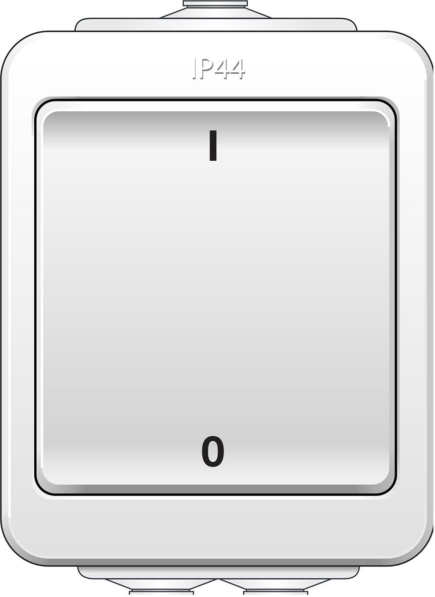Norwesco 461056 Strømbryter kapslet, IP44 2 poler