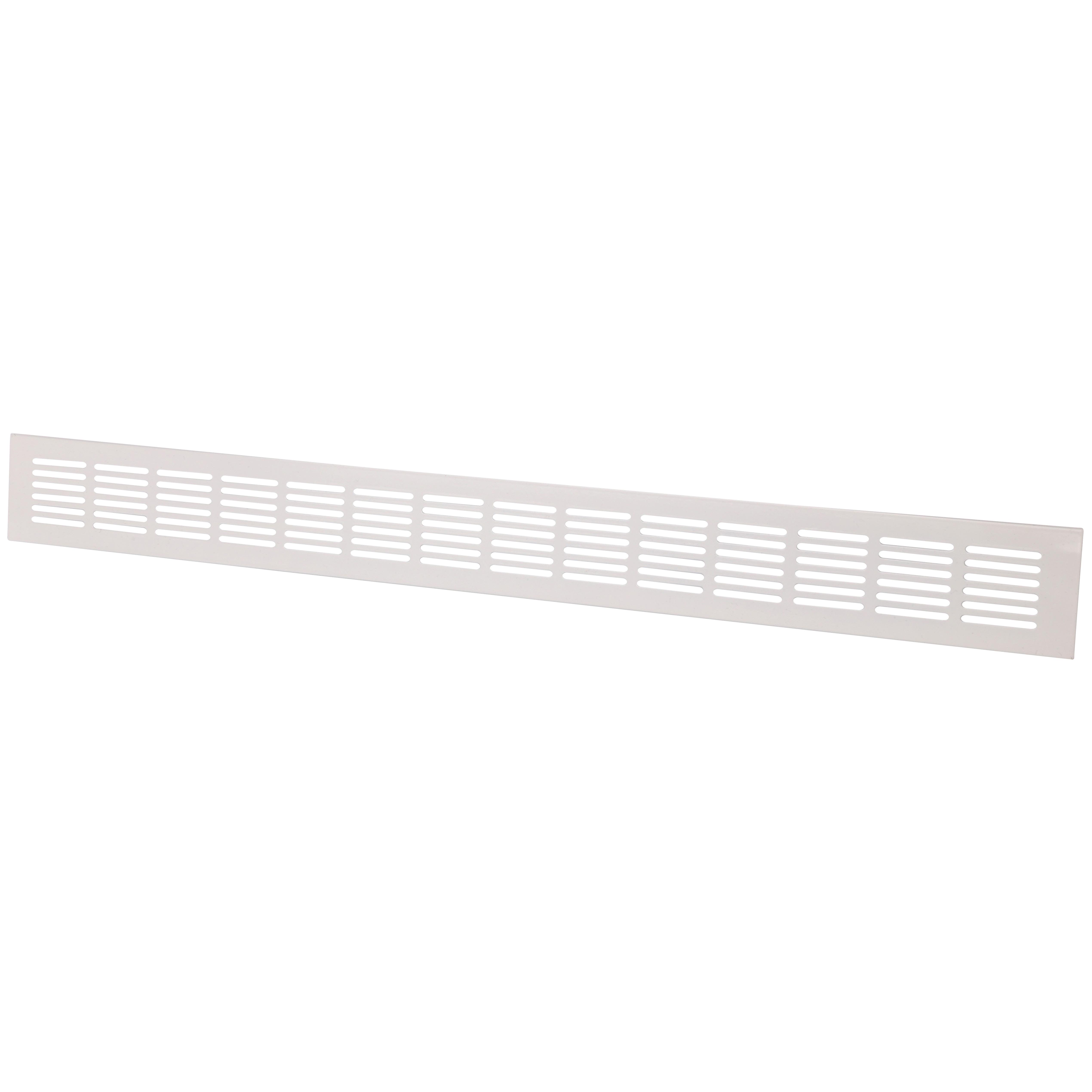 Flexit 117139 Överströmningsgaller 600 x 60 mm Vit