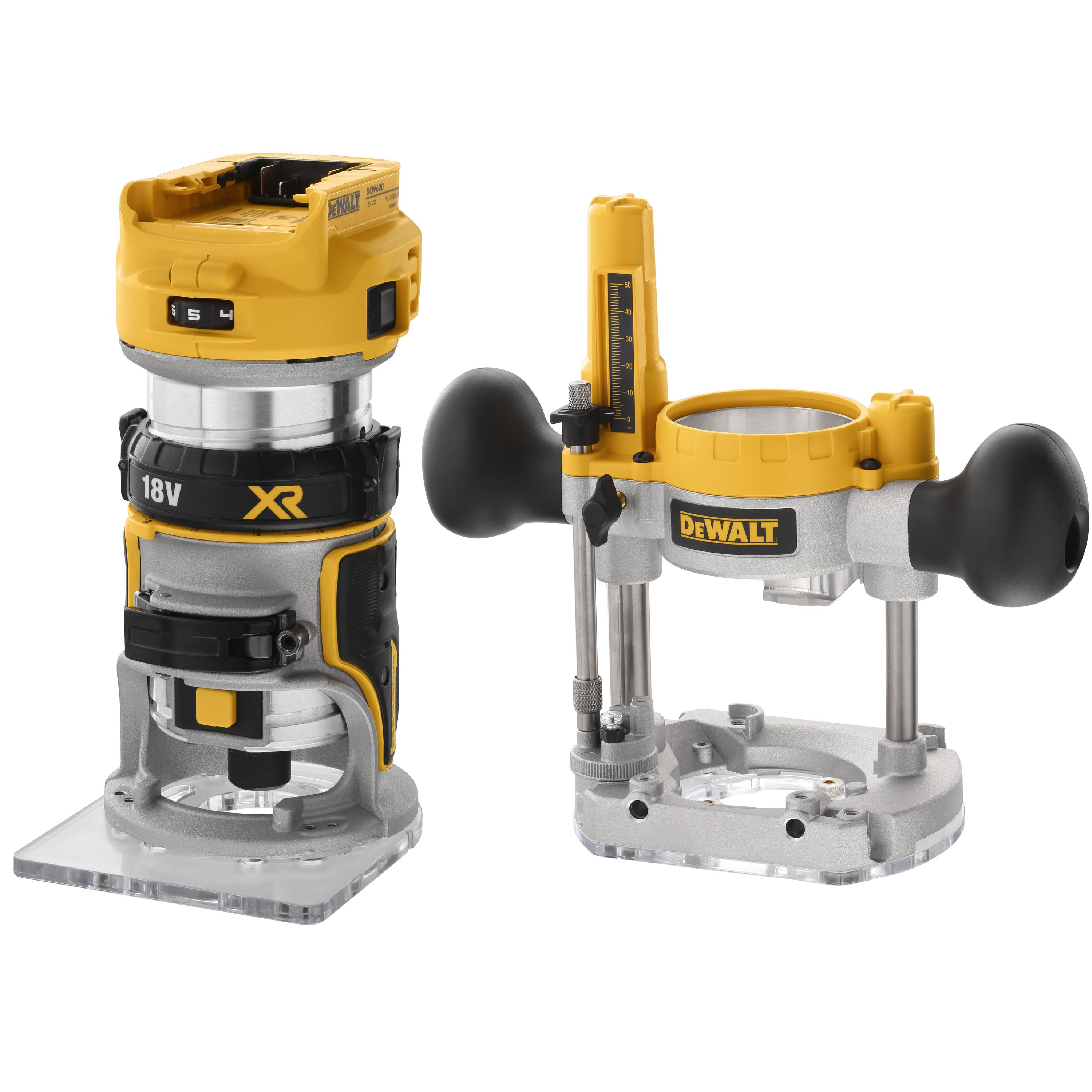 Dewalt DCW604N Handöverfräs utan batteri och laddare