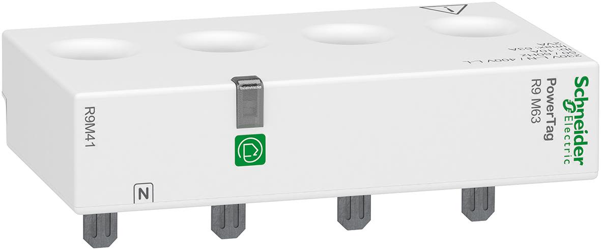 Schneider Electric R9M41 Energimätare 63 A, 3p+N Övre