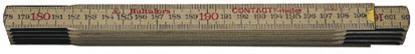 Tommestok 2 m 10 led træ - indvendig mål, 559-2-10, Hultafors 101804