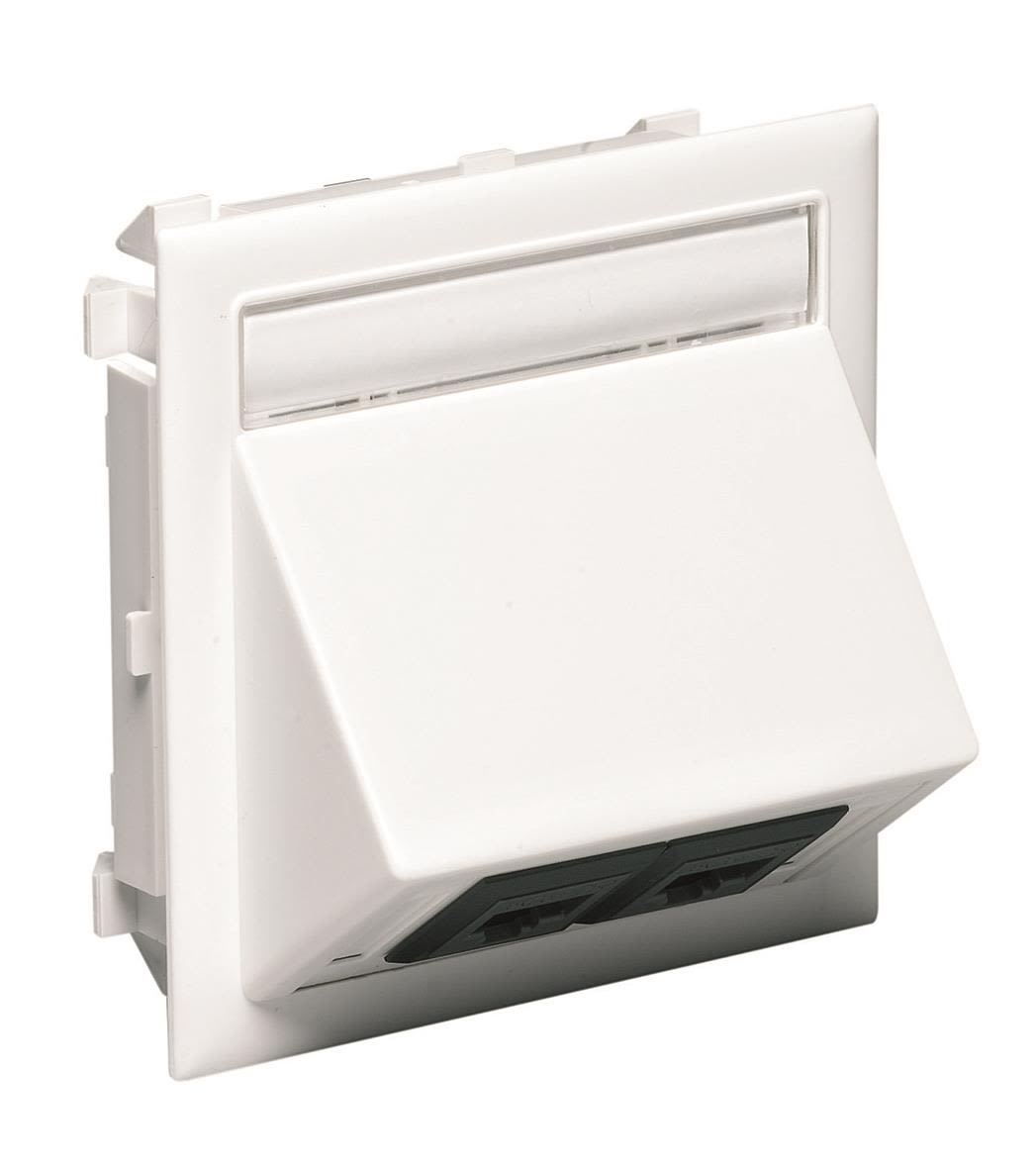 Schneider Electric Lex Com Cat6 UTP Anslutningssats 84 x 84 mm 2 kopplingar