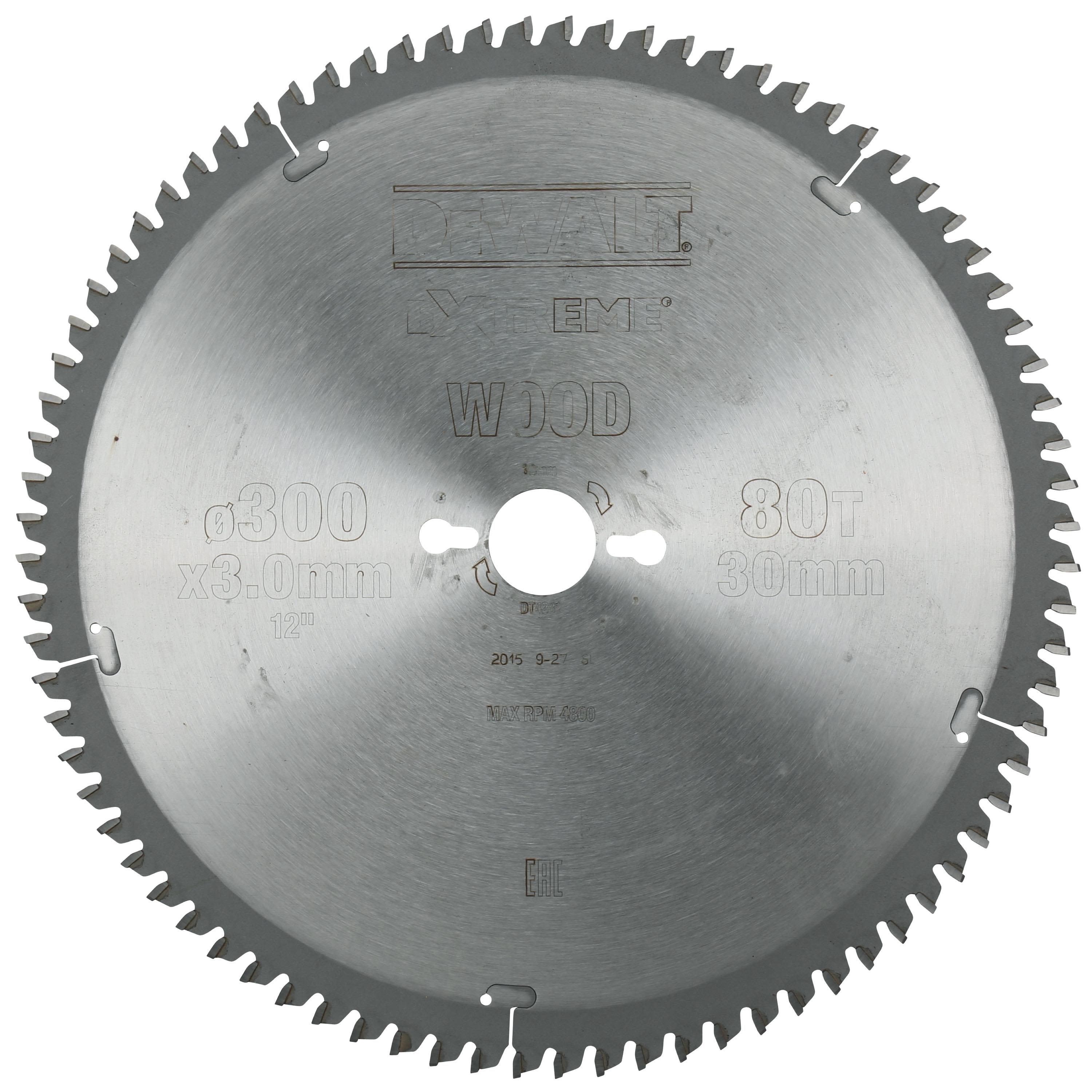Dewalt DT4281-QZ Sågklinga 300 x 30 mm, 80T