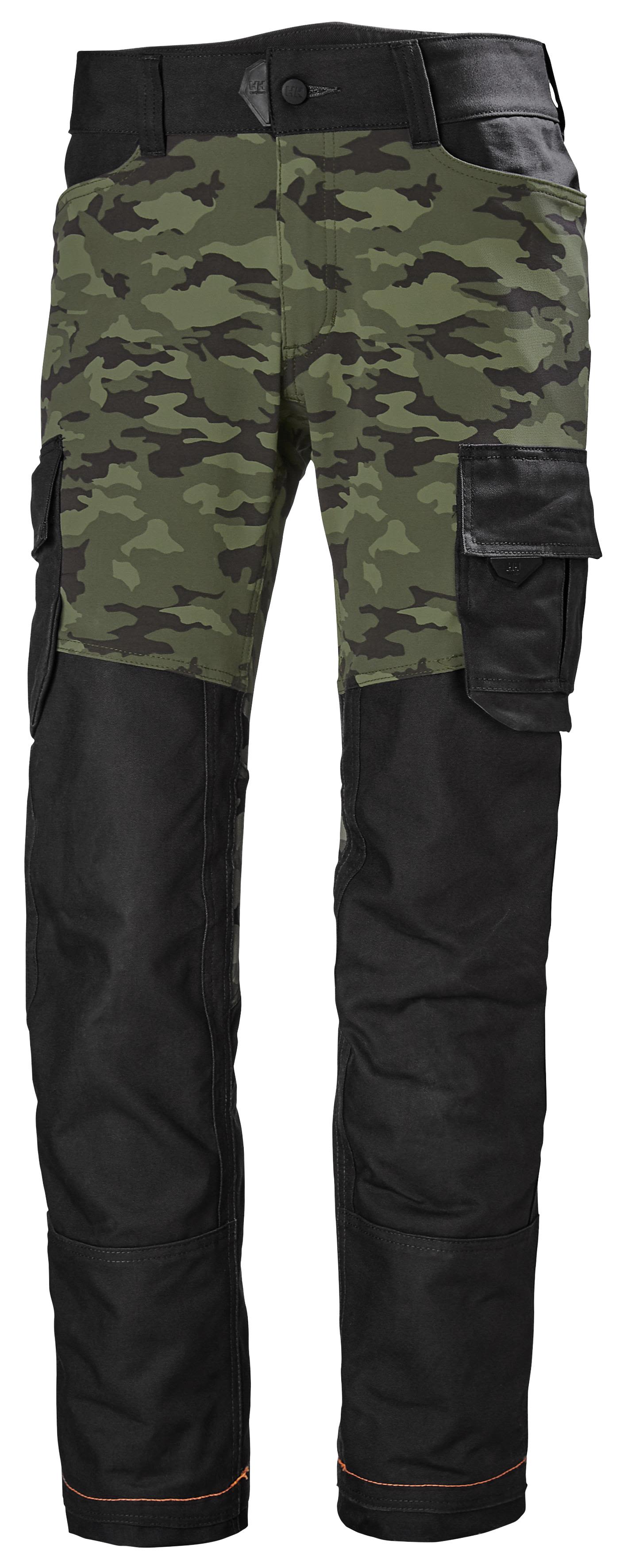 Helly Hansen Workwear Chelsea Evolution 77445_481 Arbeidsbukse kamuflasje/svart Kamuflasje/Svart