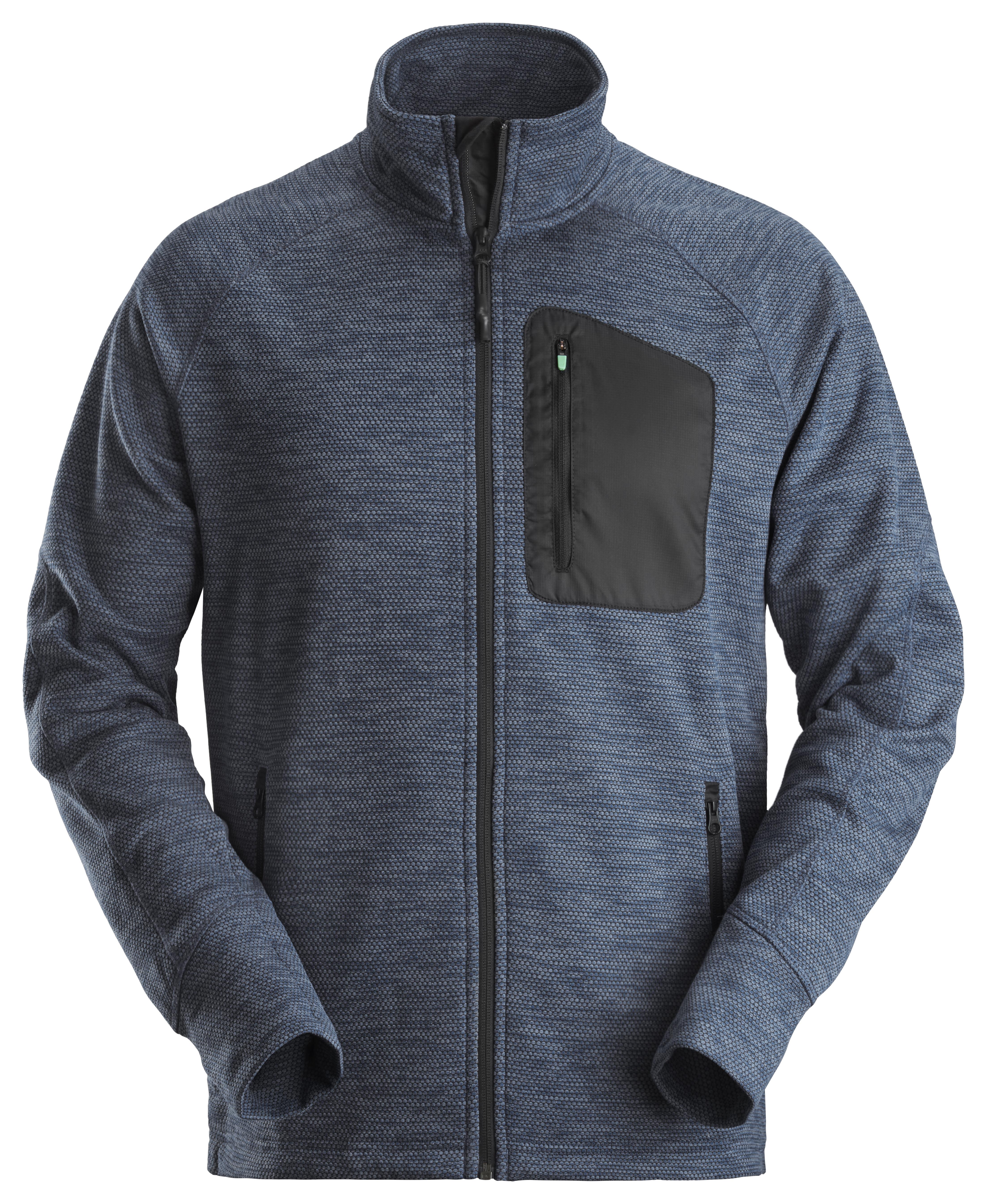 Snickers Workwear 8042 FlexiWork Fleecejakke marineblå/svart Marineblå/Svart