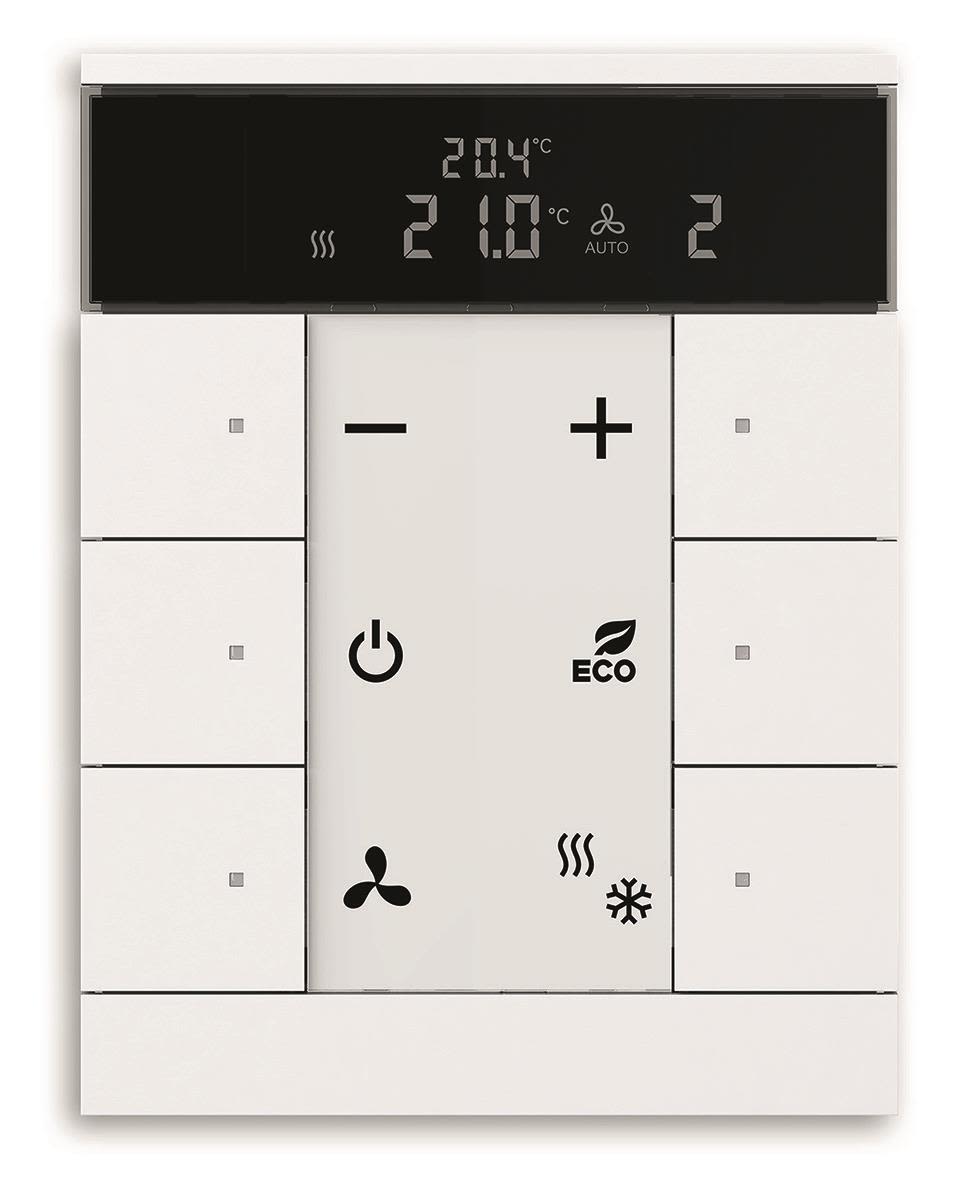 ABB 2CKA006330A0002 Tryckknapp RTC-slav, KNX Antal manöverpunkter: 6