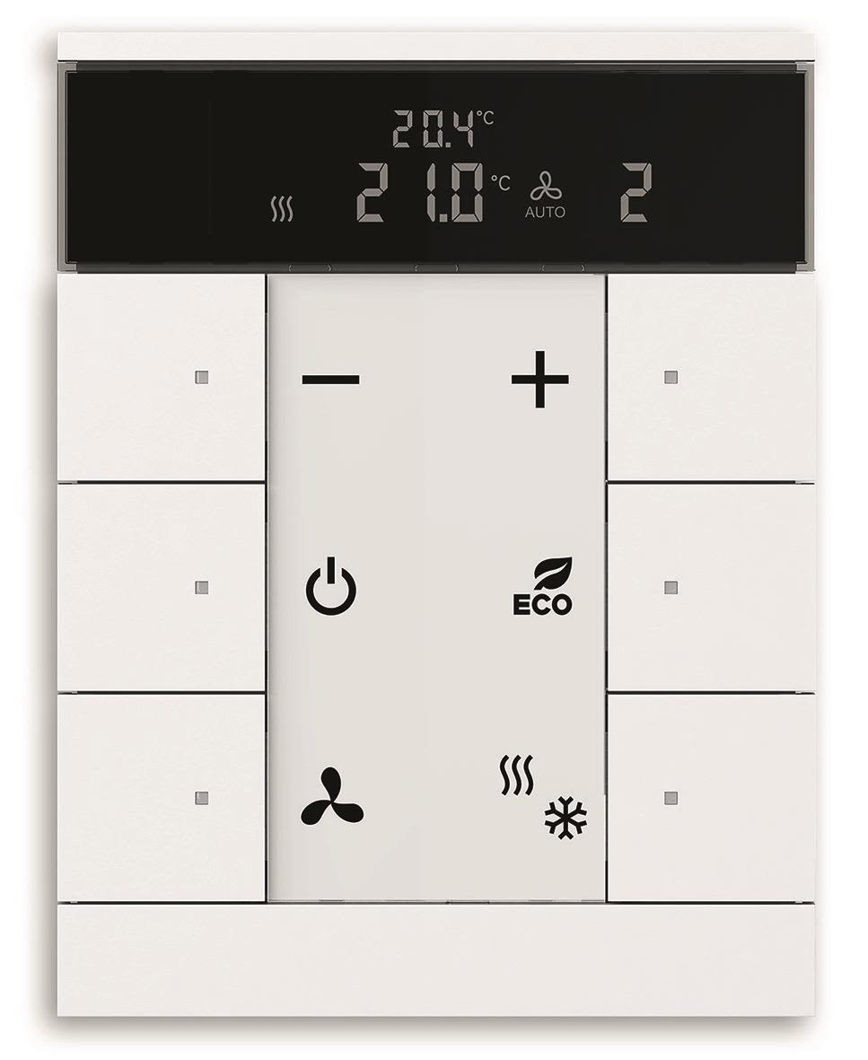 ABB 2CKA006330A0004 Tryckknapp RTC, KNX Antal manöverpunkter: 6