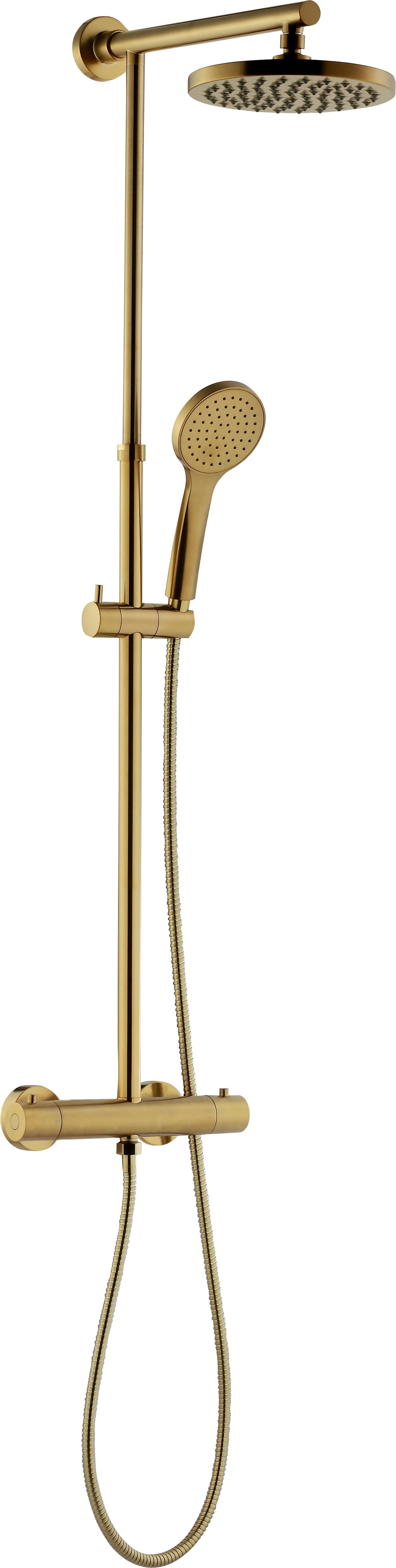 Adora Infigo L Duschset Ø200 mm, 150 c/c, borst. guld