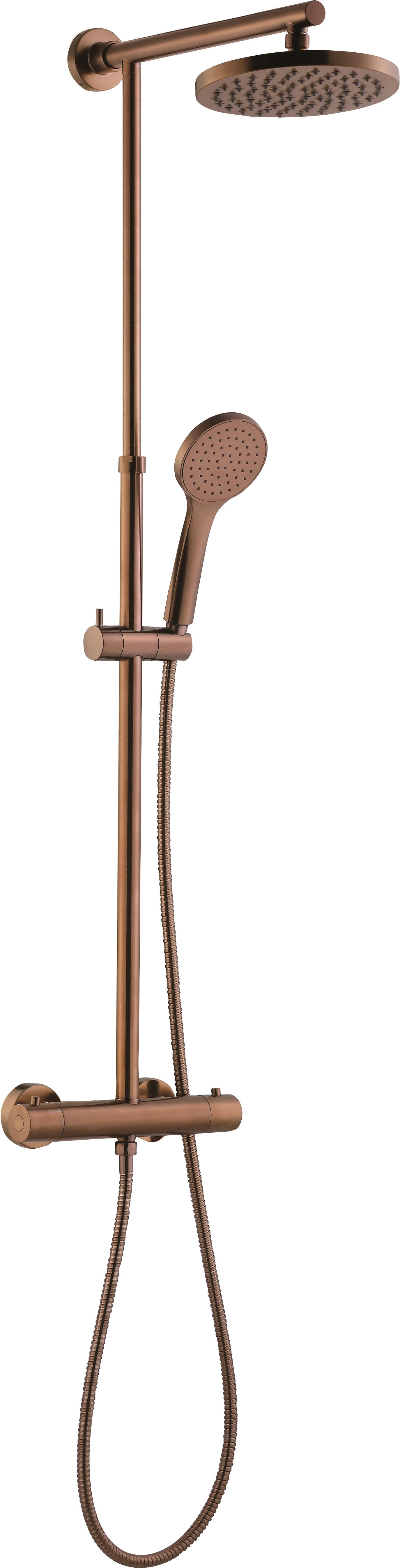 Adora Infigo L Duschset Ø200 mm, 150 c/c, roséguld