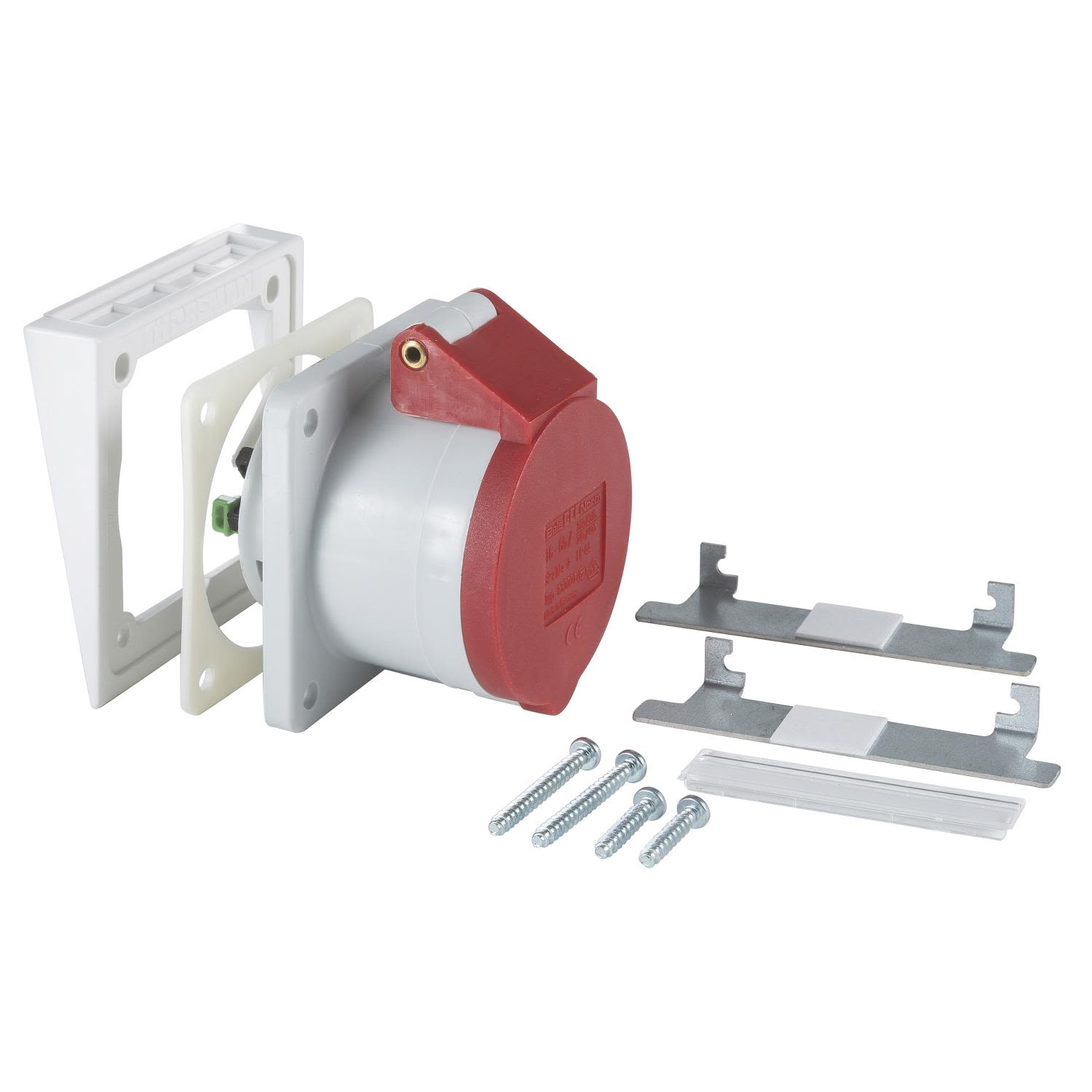 Schneider Electric 5960100 Uttag 5-polig, röd