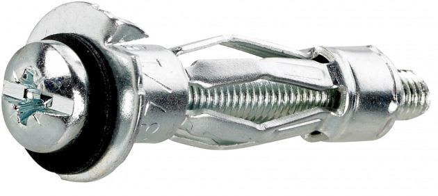 FIXX 1507655 Metallekspander M5, dobbelt, med skrue Grepområde 18–32 mm, 10-pakning
