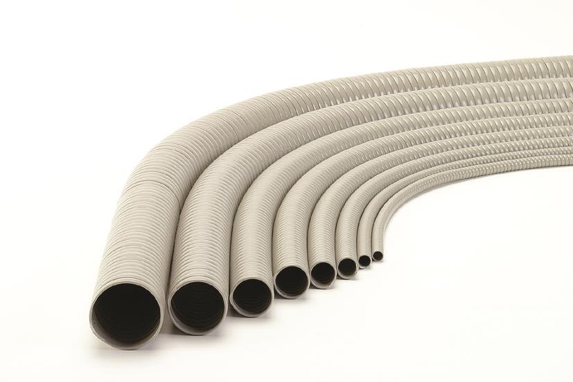 Partex SP40 Spiralslang grå Bunt-/Duktdiameter: 40 mm