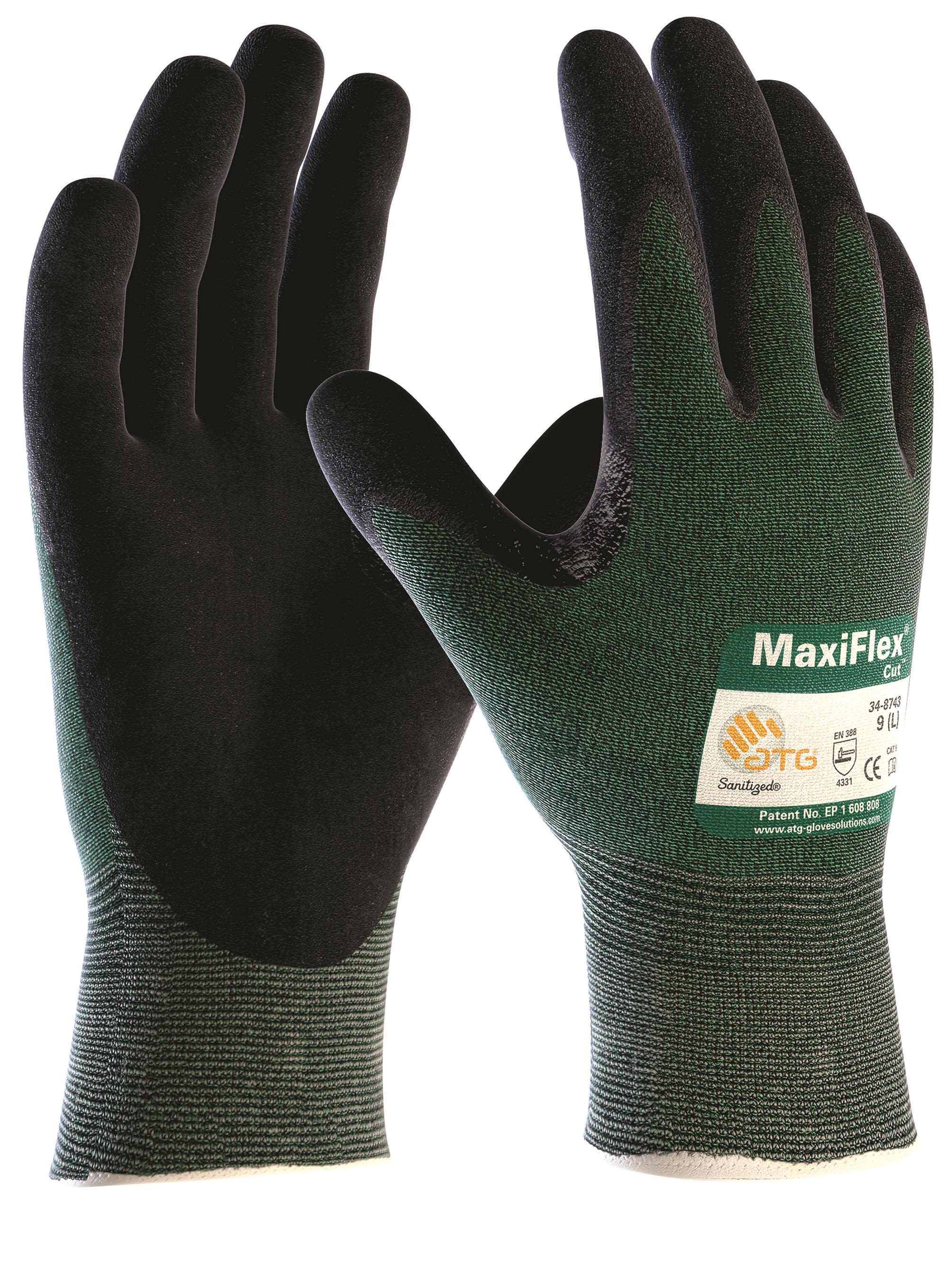 ATG MaxiFlex CUT Käsineet Viiltosuoja, vaahtokuminitriili Koko 8