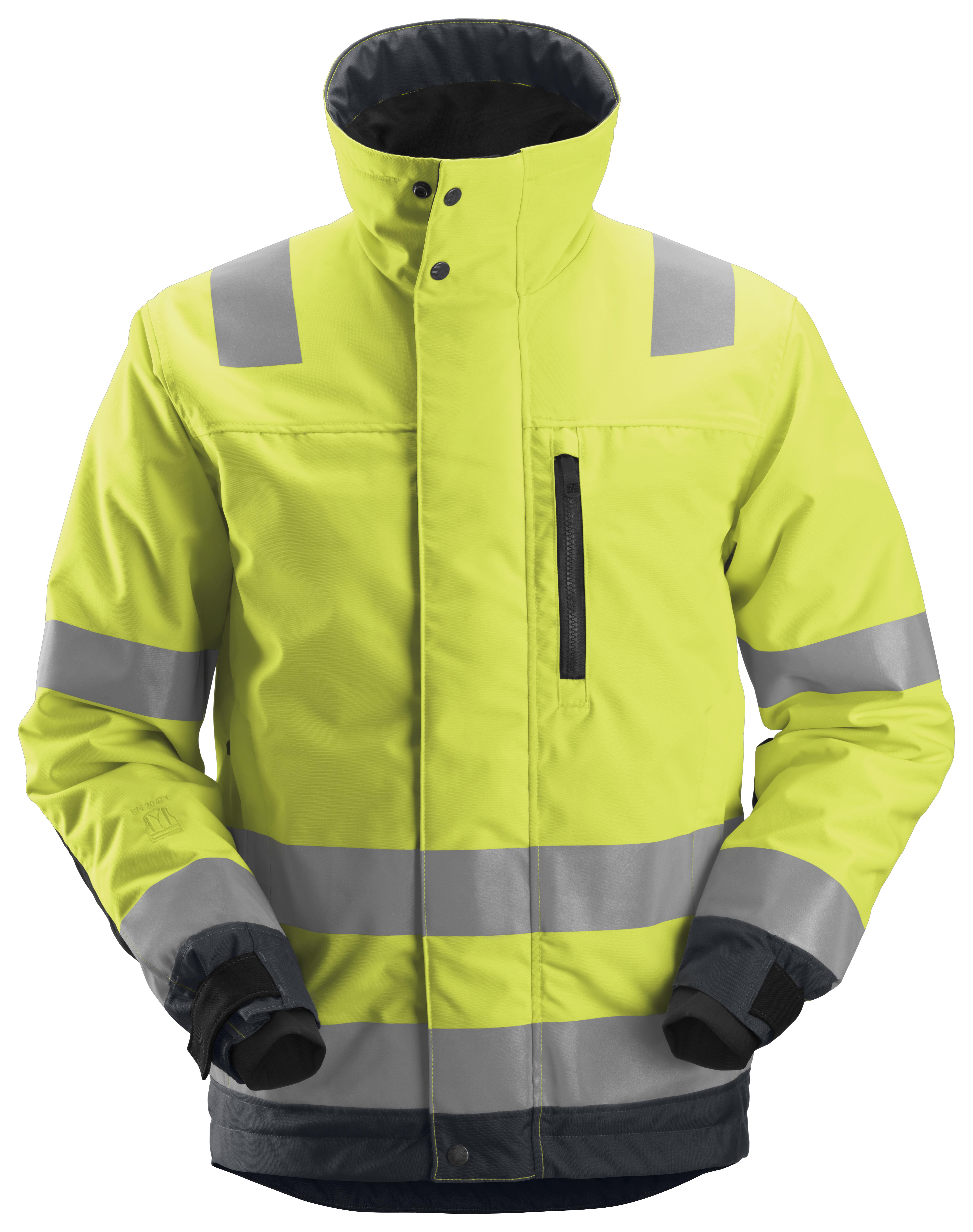 Snickers Workwear 1130 AllroundWork Jakke varsel, gul Varsel, Gul